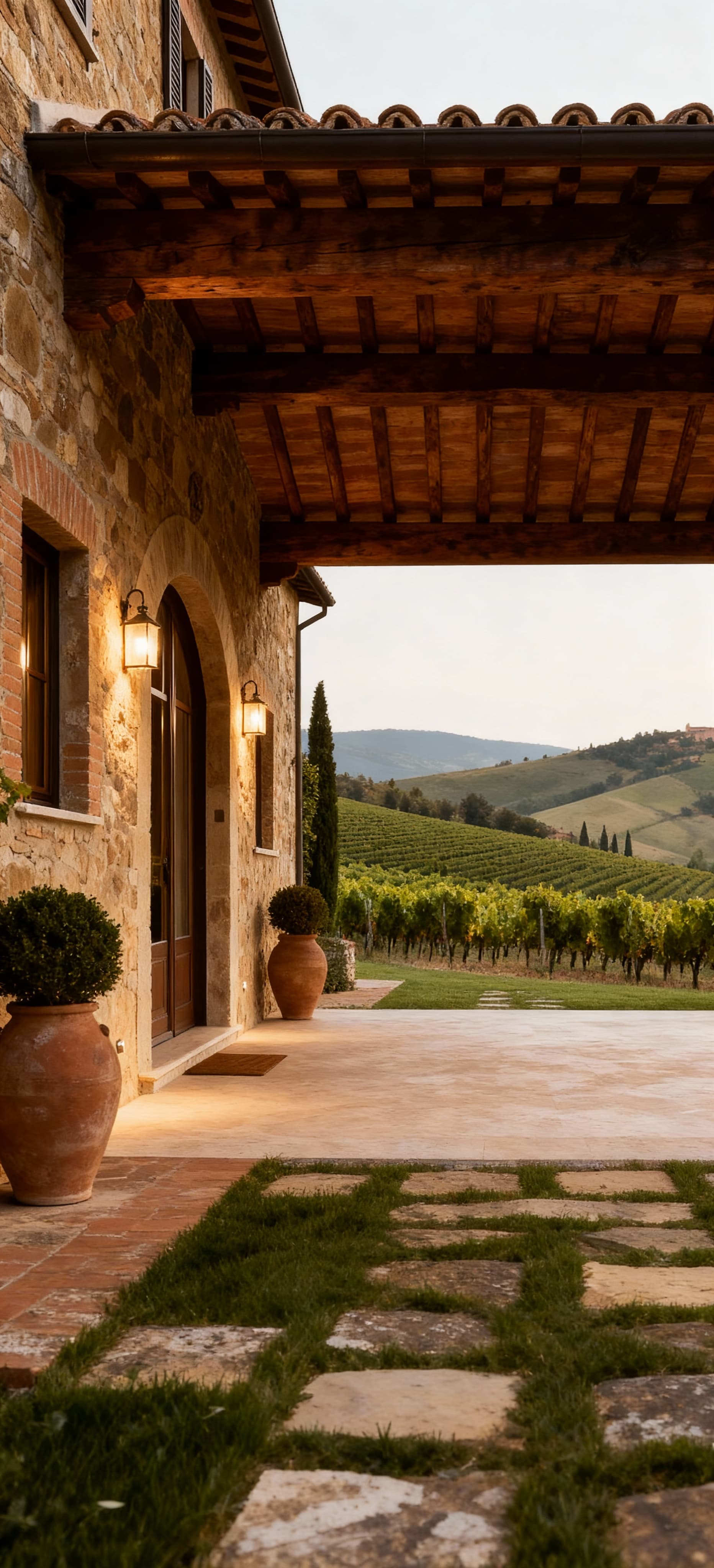 Charming Tuscan agritourism properties for sale in Livorno's countryside, surrounded by breathtaking hills, vineyards, and olive groves.