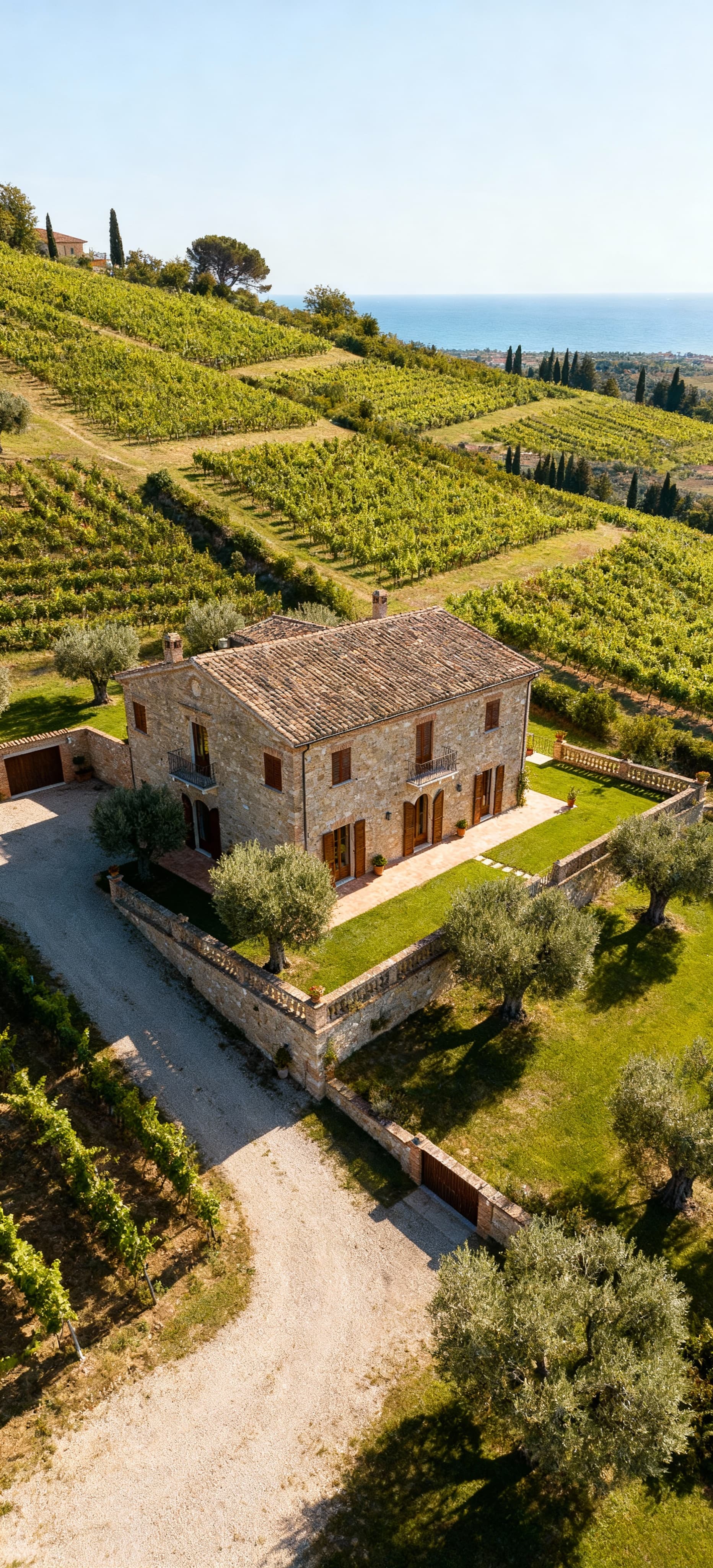 Luxury real estate for sale in Fermo, Marche, showcasing historic homes, elegant villas, and stunning Adriatic views.