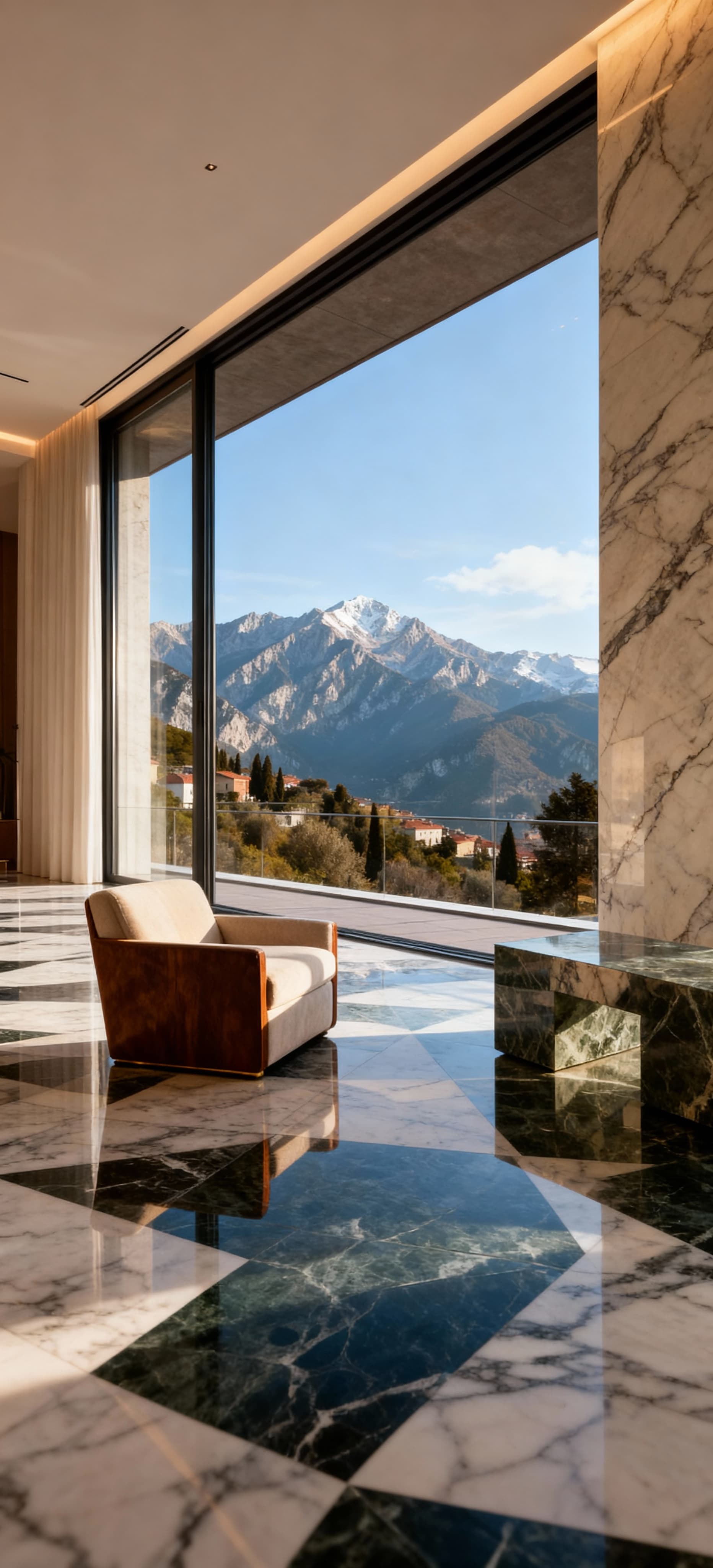 Luxury apartments for sale in Massa-Carrara, showcasing stunning coastal views and historical architecture in Tuscany.