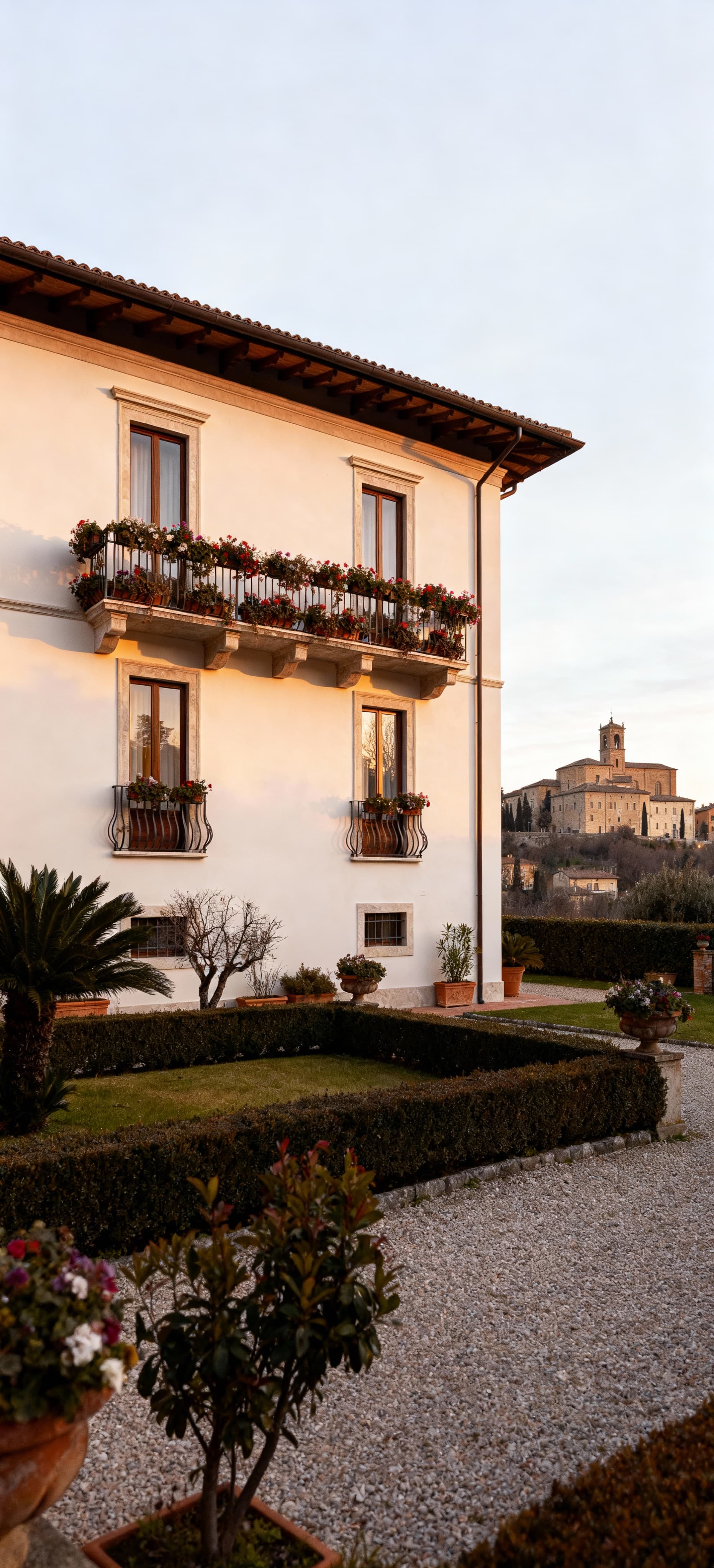 Luxury villas for sale in Fermo, showcasing stunning architecture amidst lush hills and close to Adriatic beaches.