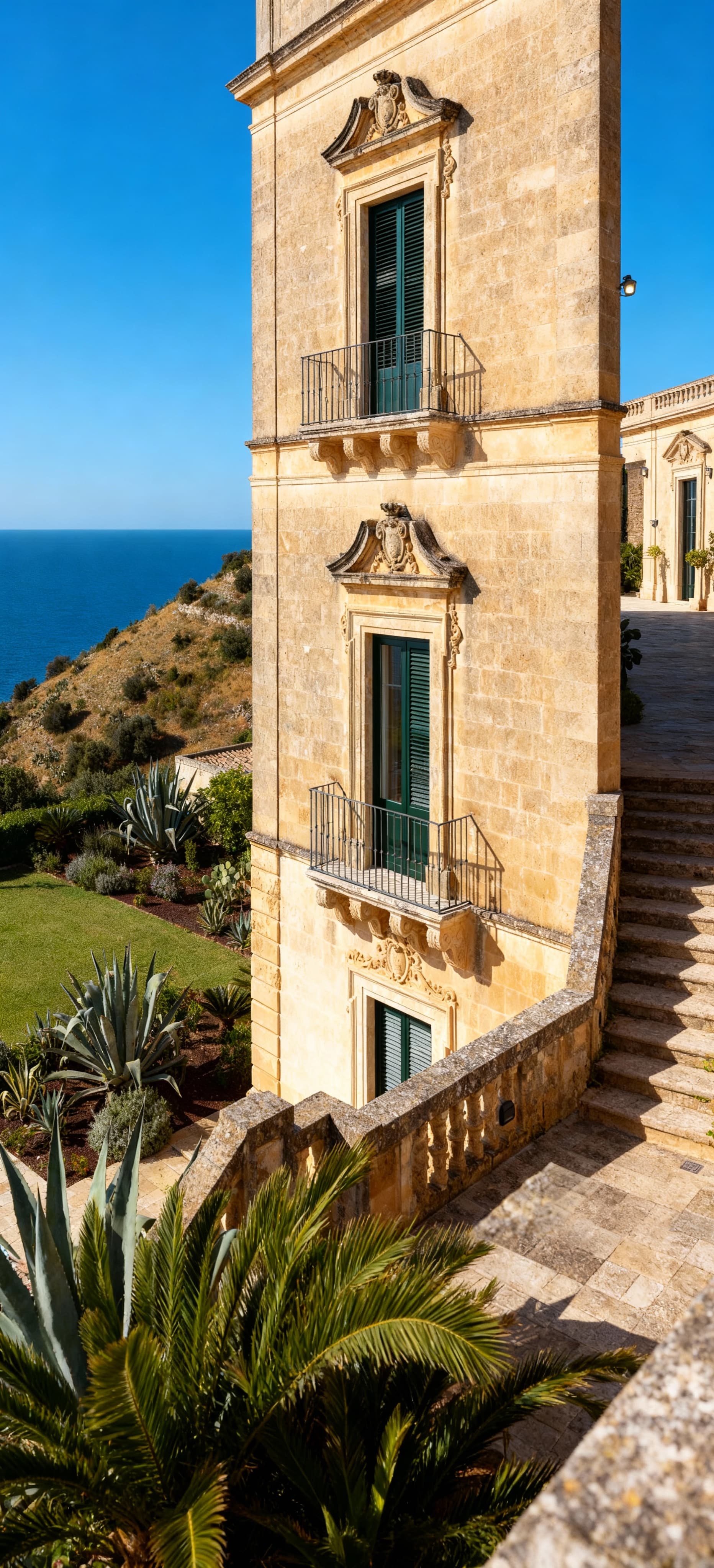 Luxury real estate for sale in Ragusa, Sicily, featuring stunning coastal views and elegant historic residences.