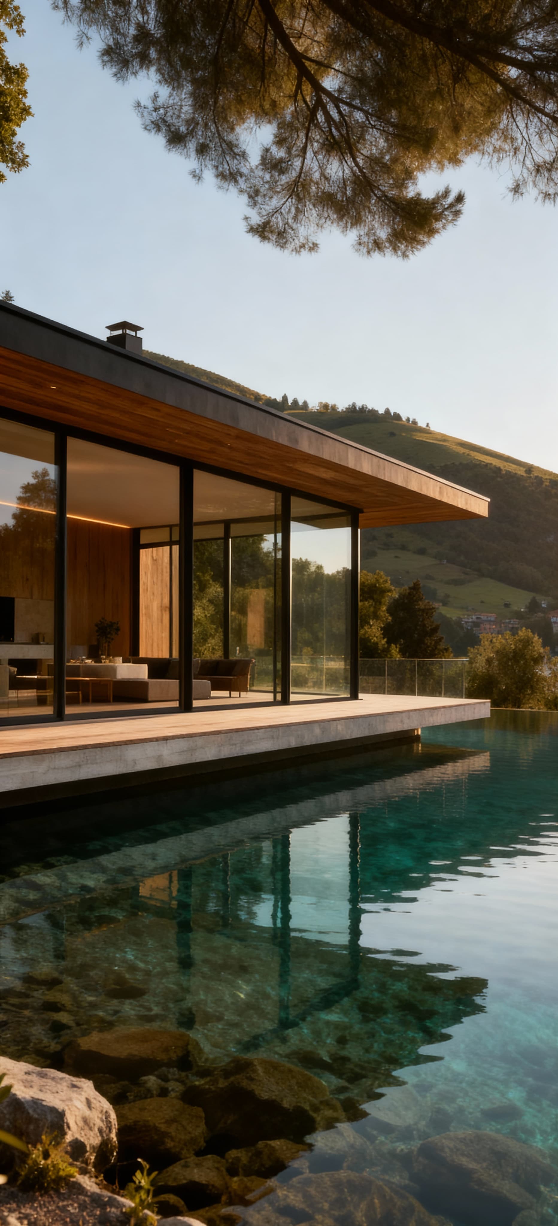 Luxury villas for sale in Trentino-Alto Adige, nestled by pristine lakes and stunning mountains, offering scenic views.