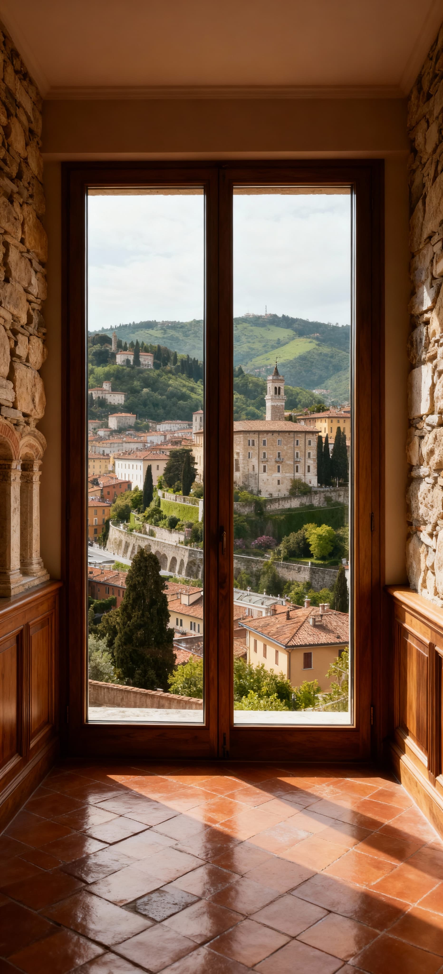 Luxury apartments for sale in Bergamo's historic Città area, featuring stunning views and vibrant city life.