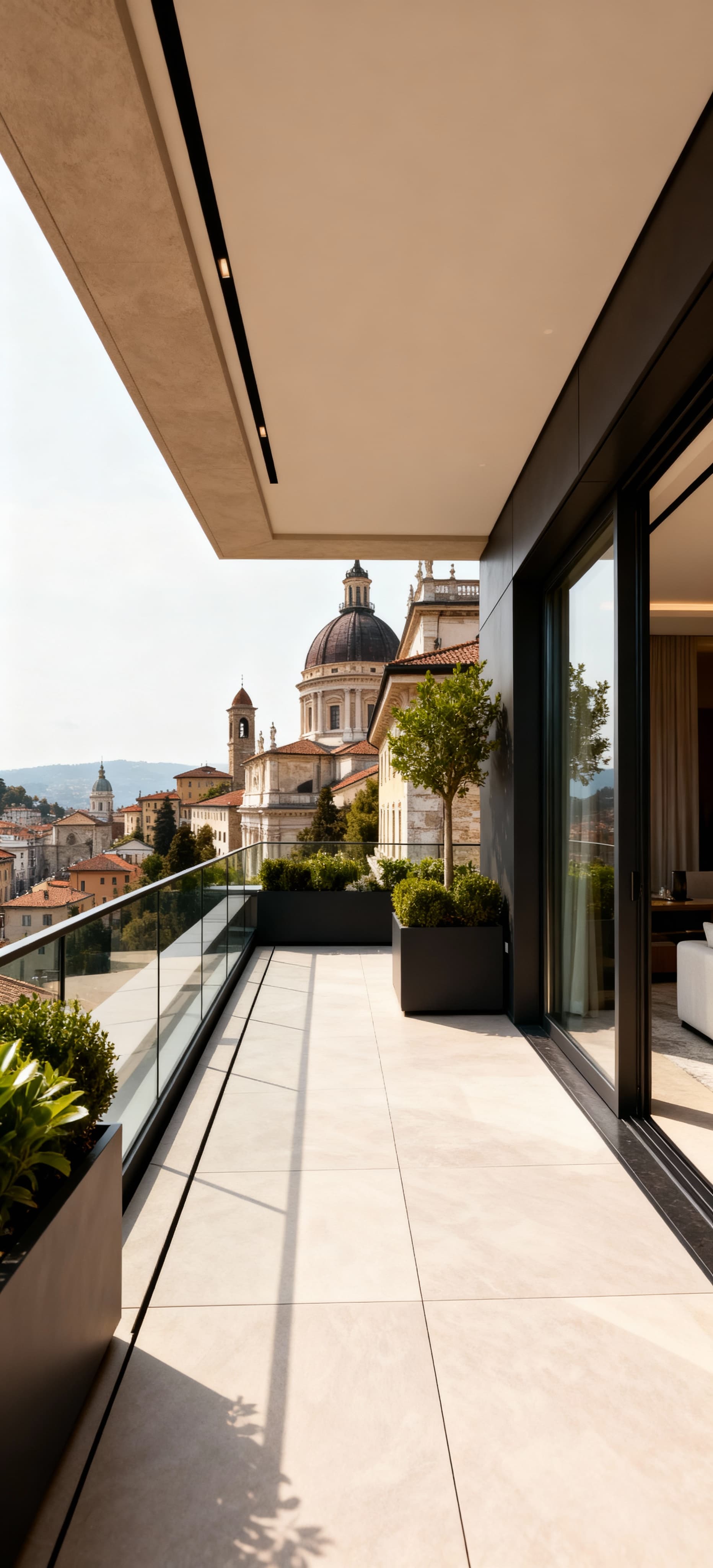 Luxury apartments for sale in Bolzano's scenic Campagna area, surrounded by vineyards and breathtaking mountain views.