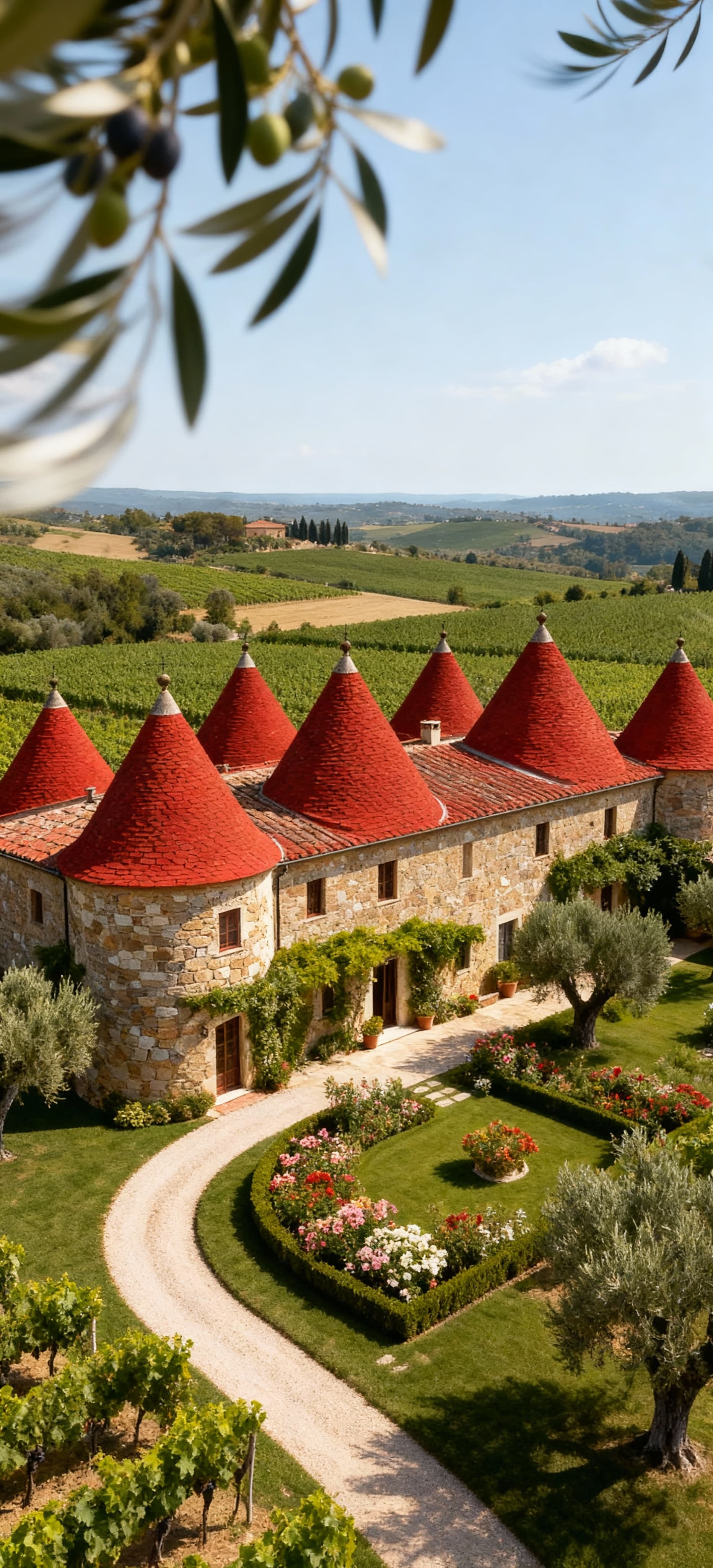 Charming farmhouse for sale in Arezzo's scenic Campagna, surrounded by vineyards, olive groves, and historic villages.