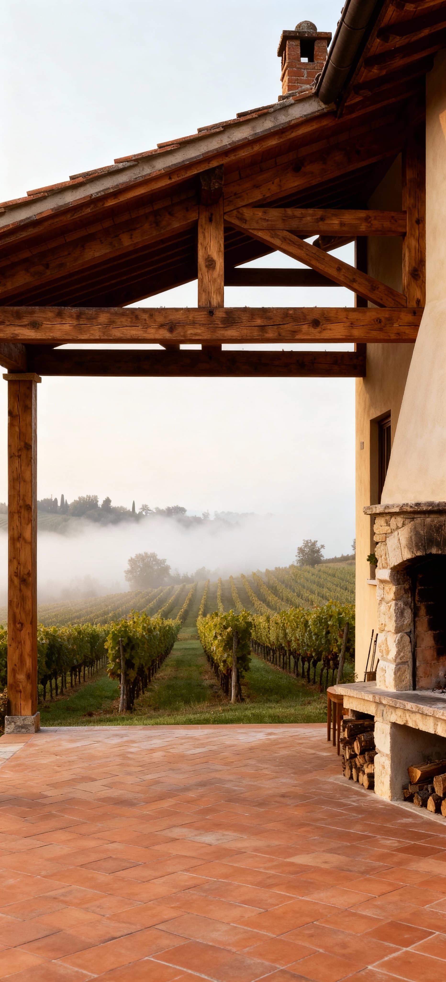 Charming rustic farmhouses for sale in the Forlì-Cesena countryside, surrounded by picturesque agricultural landscapes.