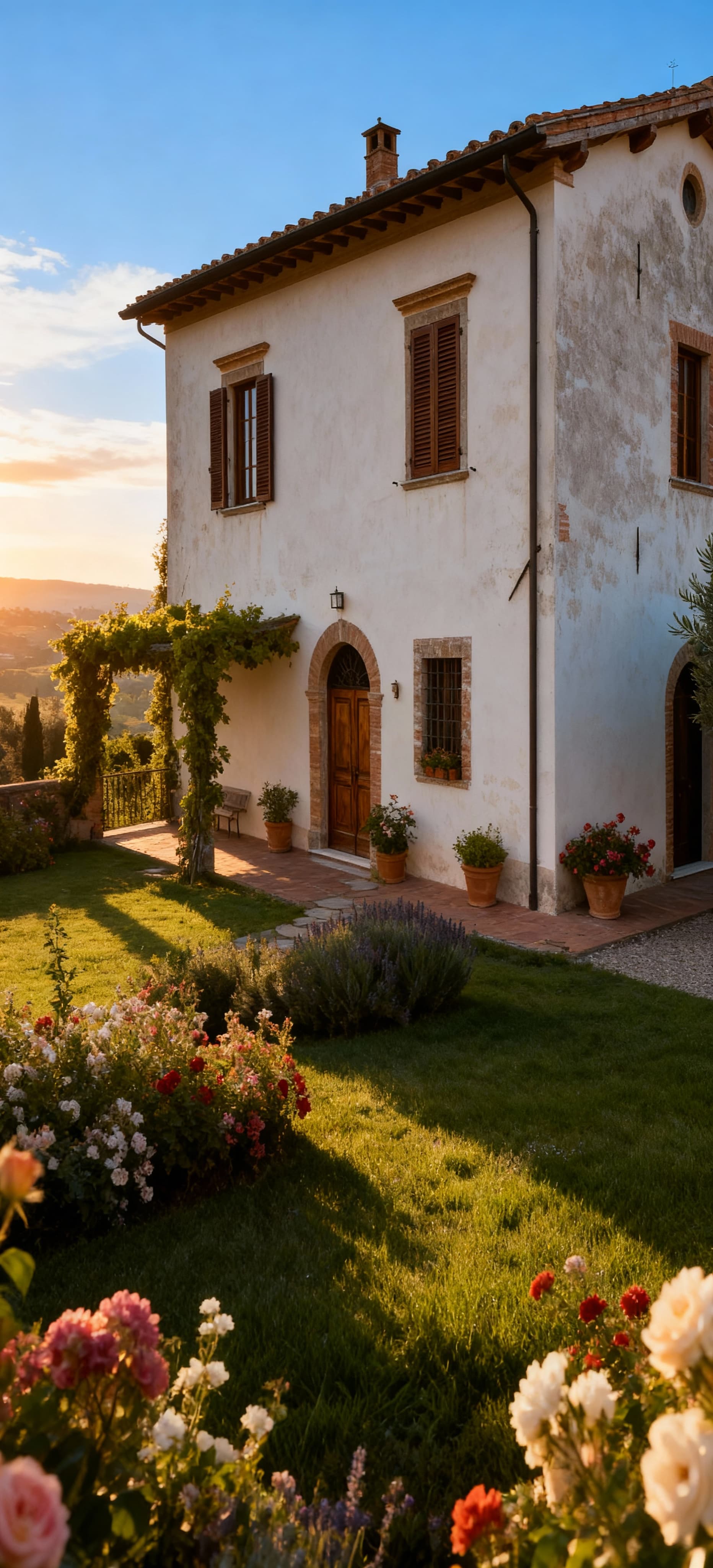 Charming Tuscan farmhouses for sale in the picturesque Florentine countryside, surrounded by stunning landscapes and historic character.