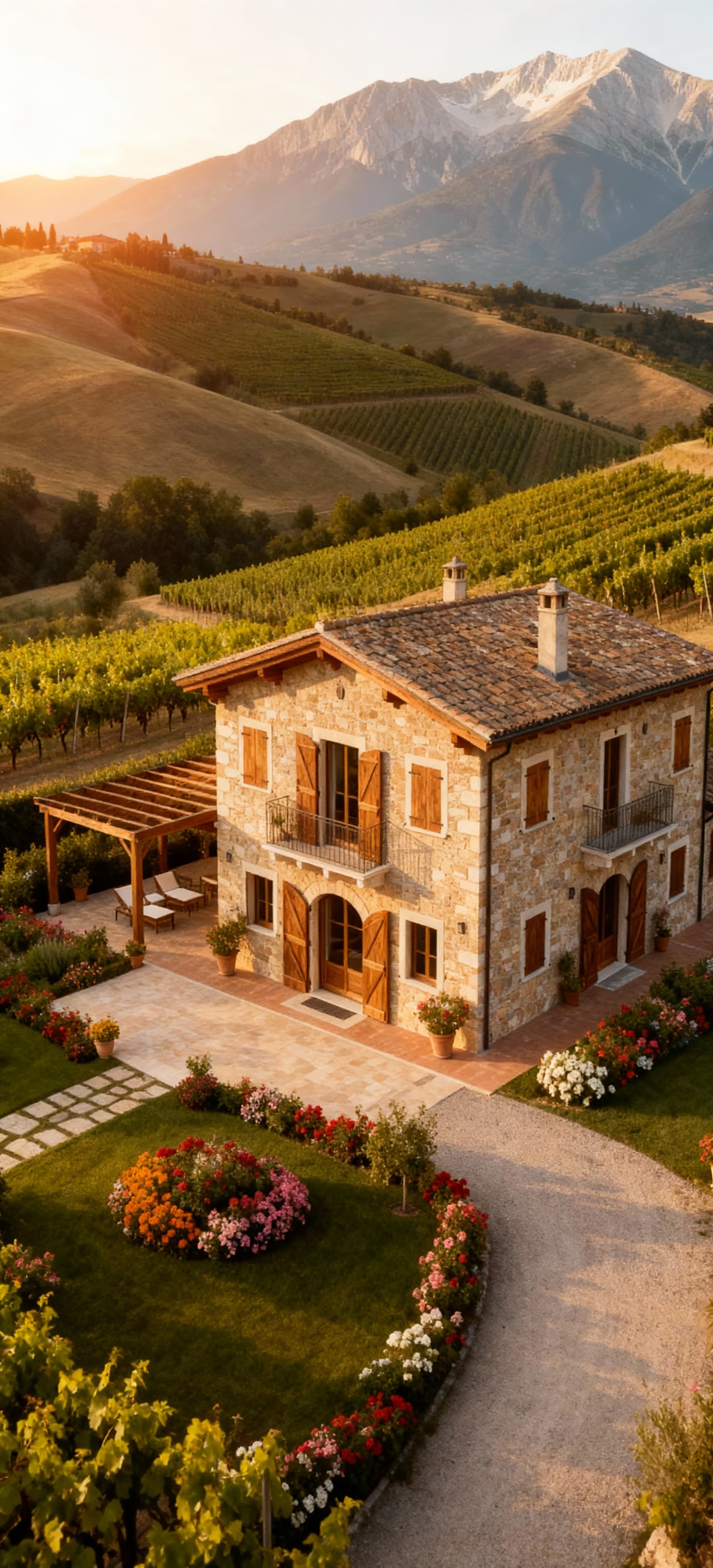 Luxury villas for sale in Fermo, Marche, surrounded by beautiful countryside, historic towns, and stunning Adriatic views.
