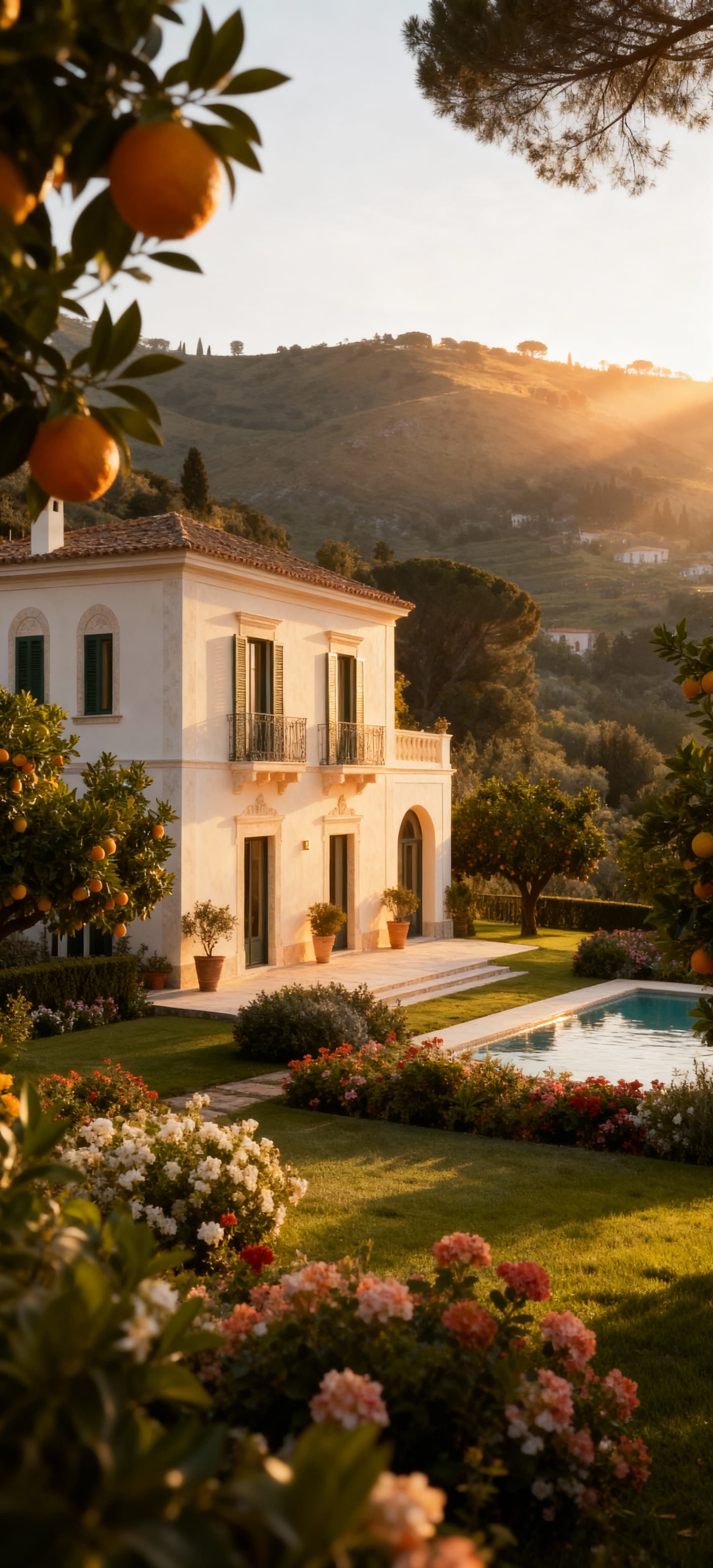 Luxury villas for sale in Campania, showcasing stunning coastal views, historic charm, and elegant architecture amidst nature.