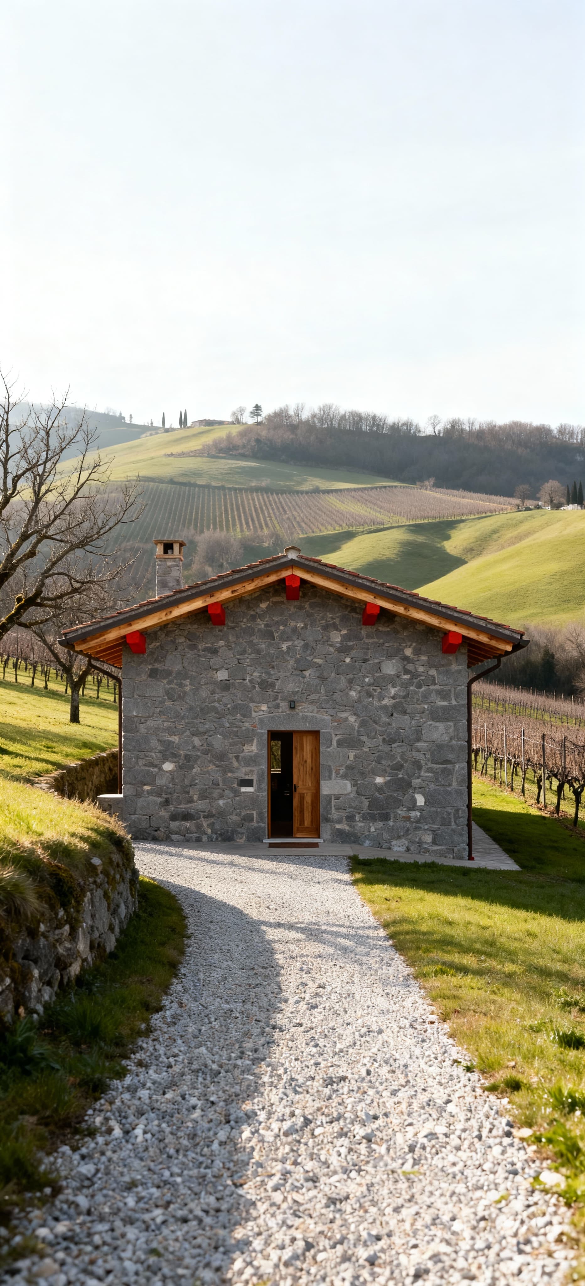 Rustic villas and farmhouses for sale in the picturesque countryside of Modena, surrounded by hills and vineyards.