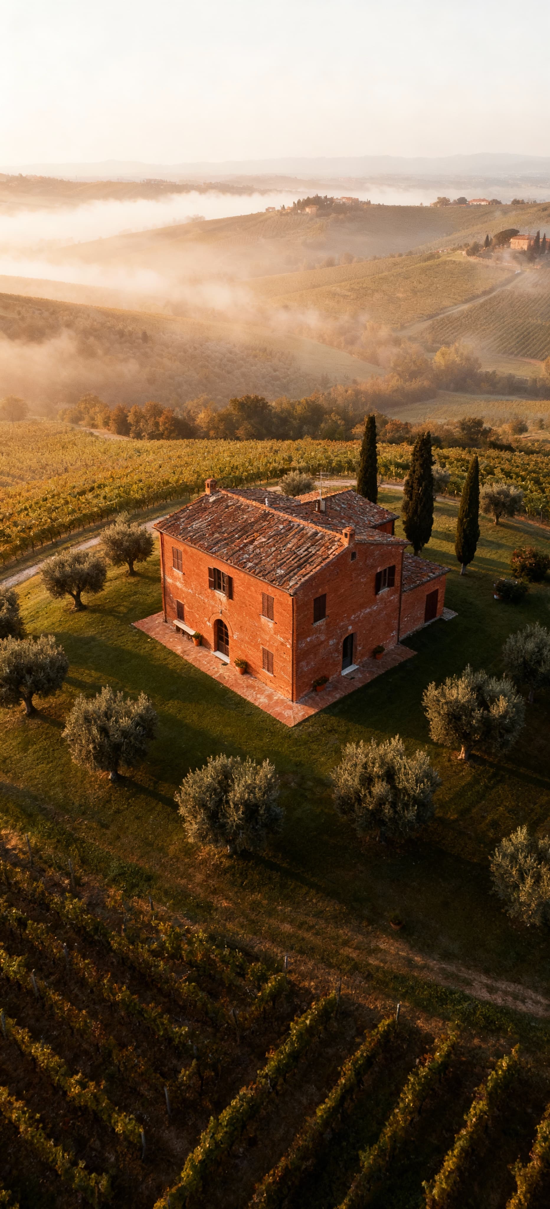 Apartments for sale in the serene countryside of Turin, featuring lush landscapes, elegant villas, and modern penthouses.