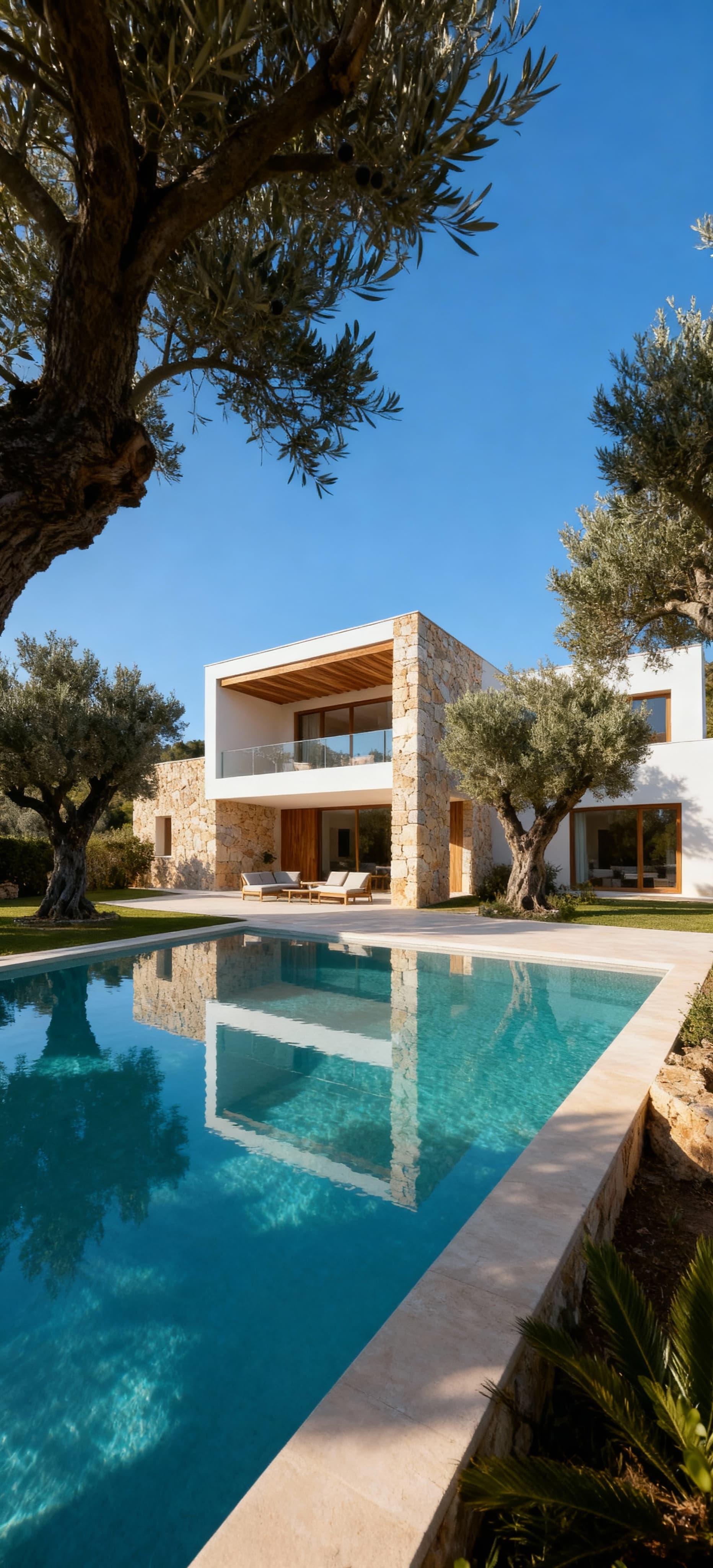 Luxury villas for sale in Ibiza, showcasing stunning landscapes of turquoise waters and lush hills, perfect for exclusive living.