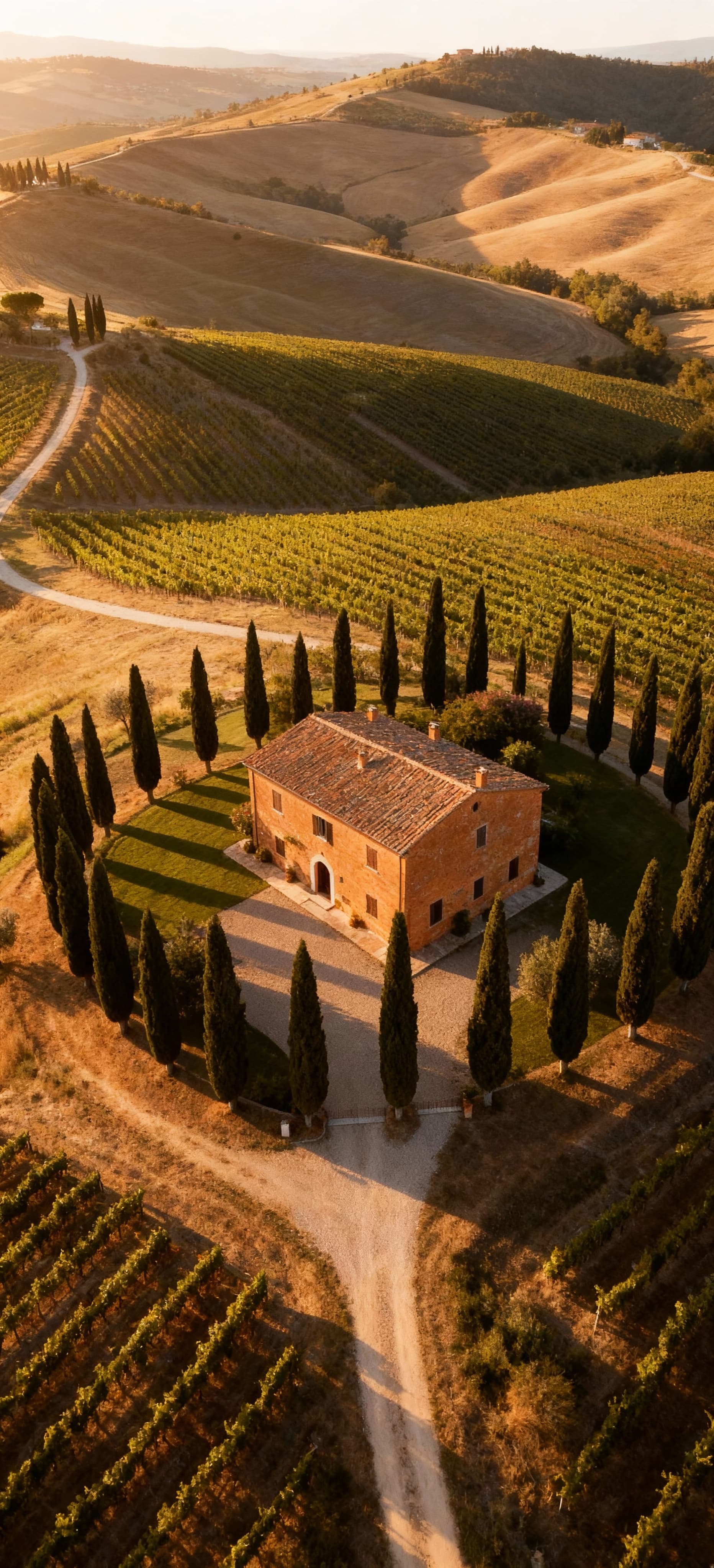 Luxury real estate for sale in the stunning Val d'Orcia, Tuscany, featuring elegant villas, historic homes, and breathtaking landscapes.