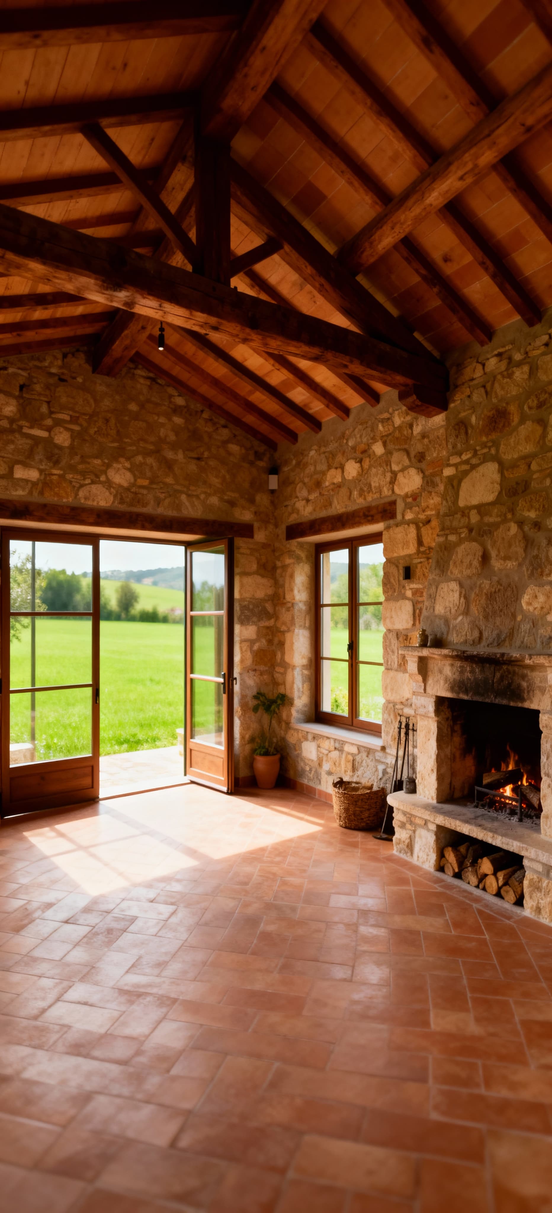 Renovated barns for sale, offering a blend of rustic charm and modern luxury with scenic views and spacious interiors.