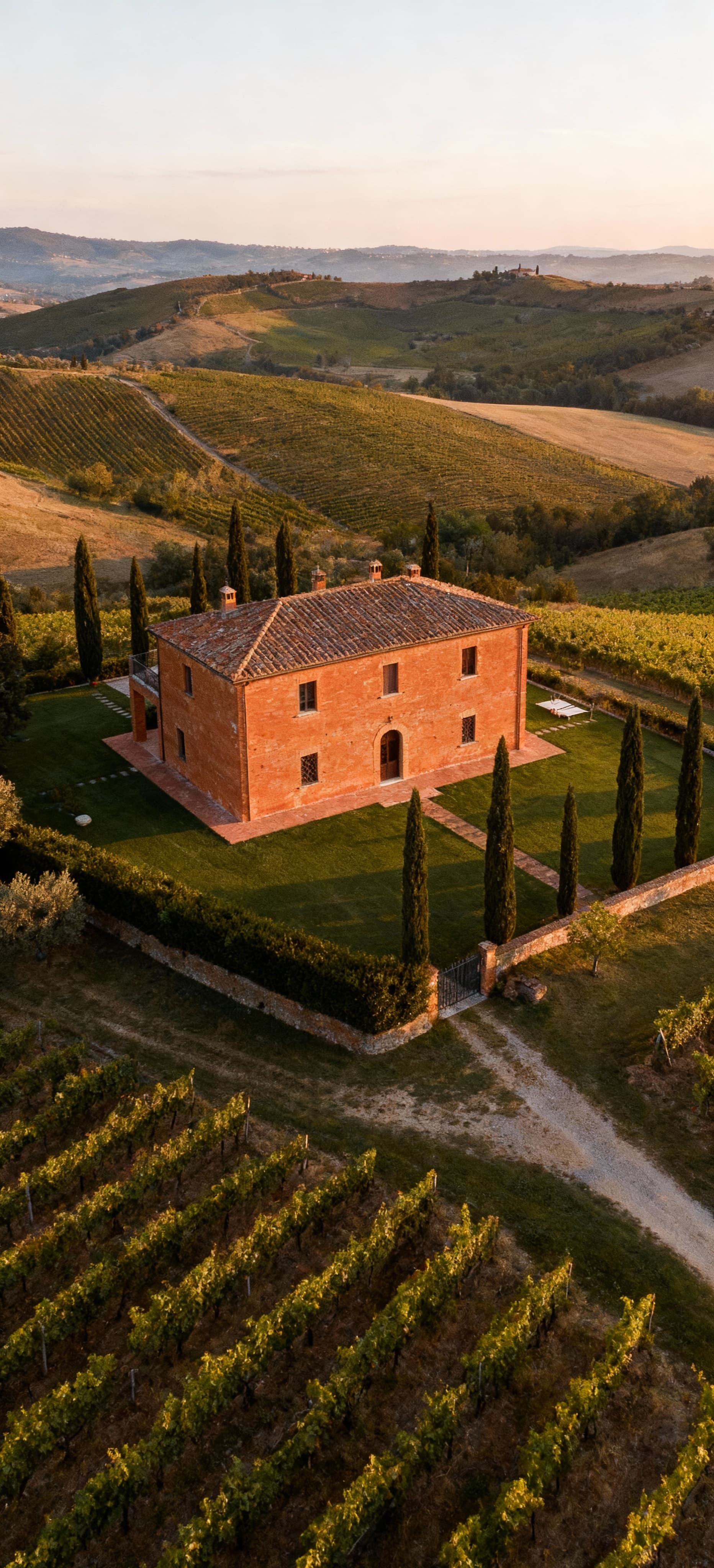 Luxury real estate for sale in Lombardy, showcasing the breathtaking landscapes and historic charm of Val d'Orcia.