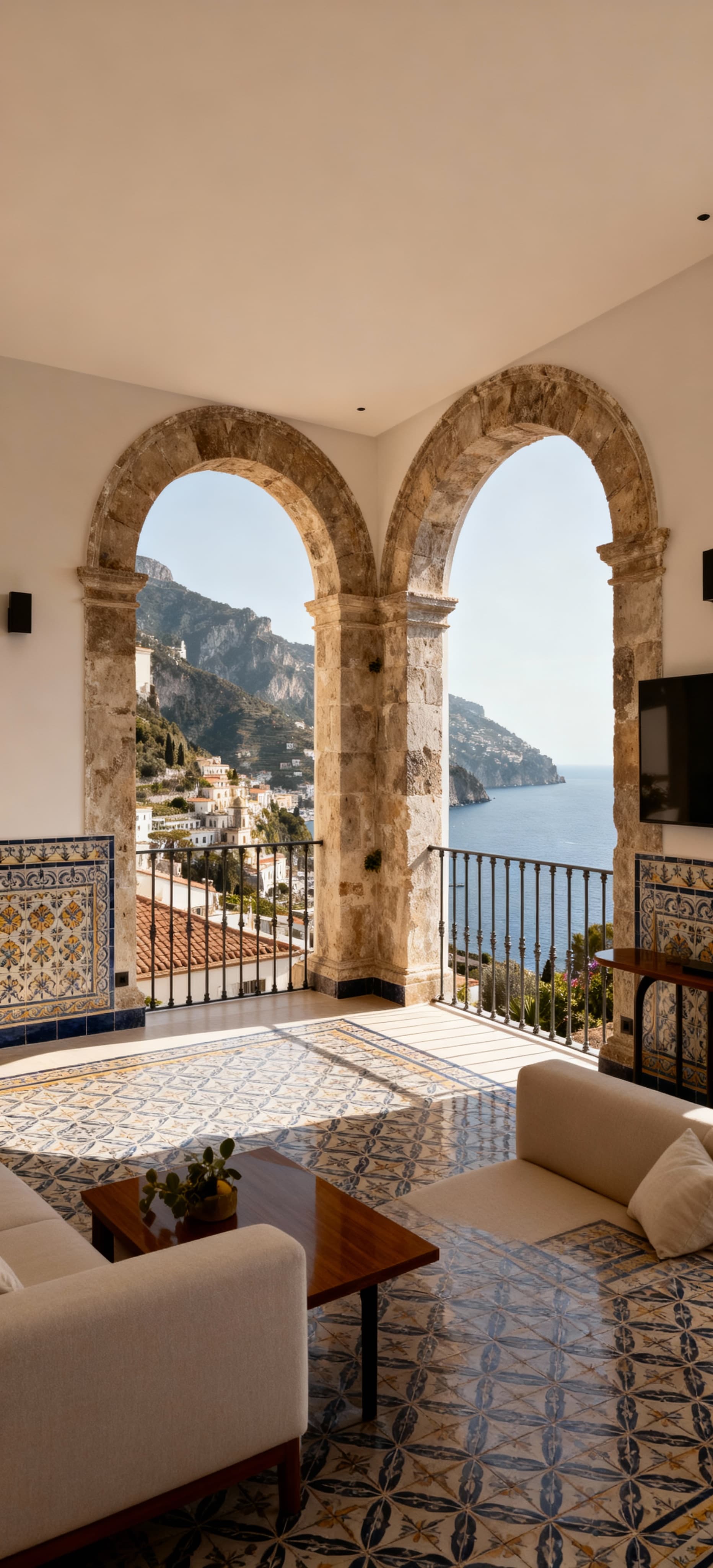 Luxury apartments for sale in Campania showcase modern spaces within prestigious historical architecture.