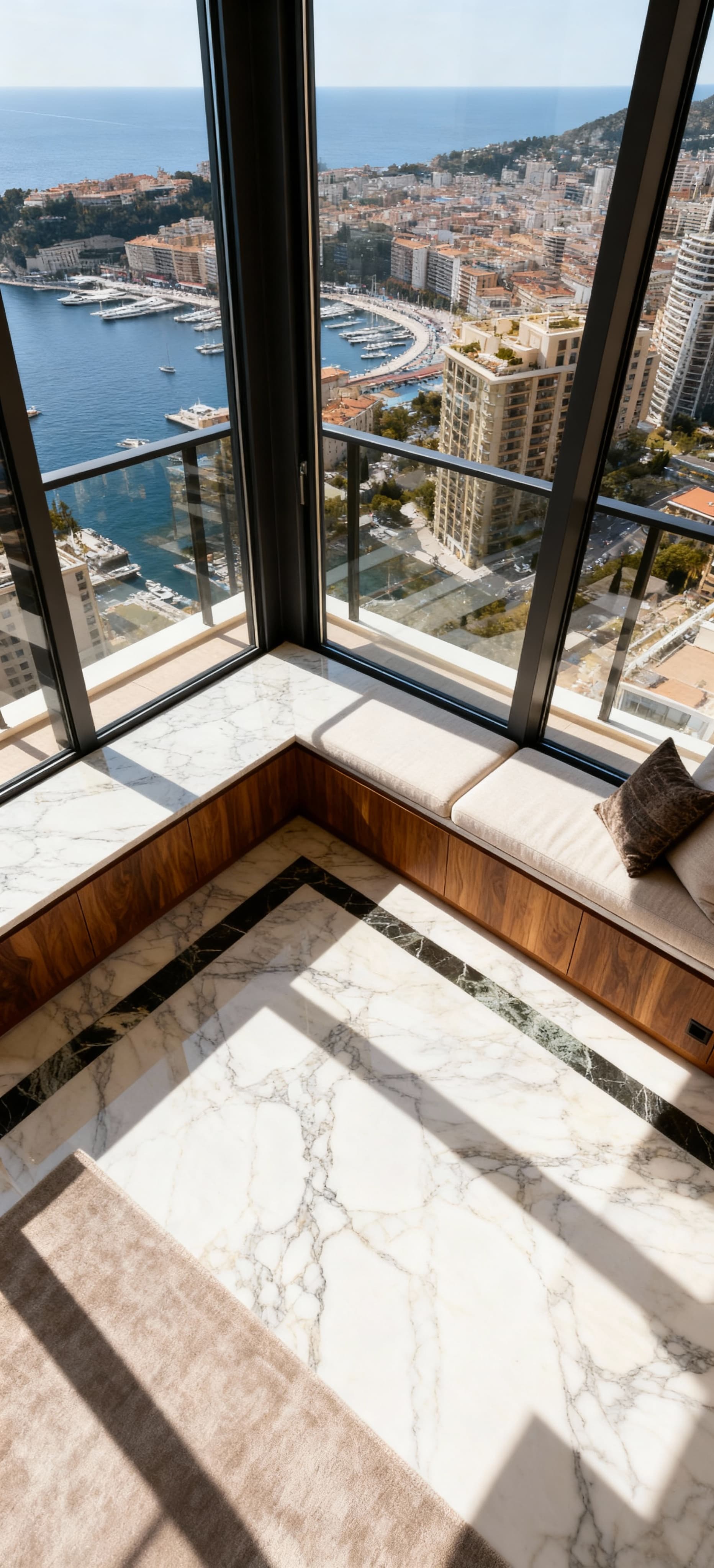 Luxury real estate for sale in Monaco city center, showcasing modern design and stunning views in a prestigious location.