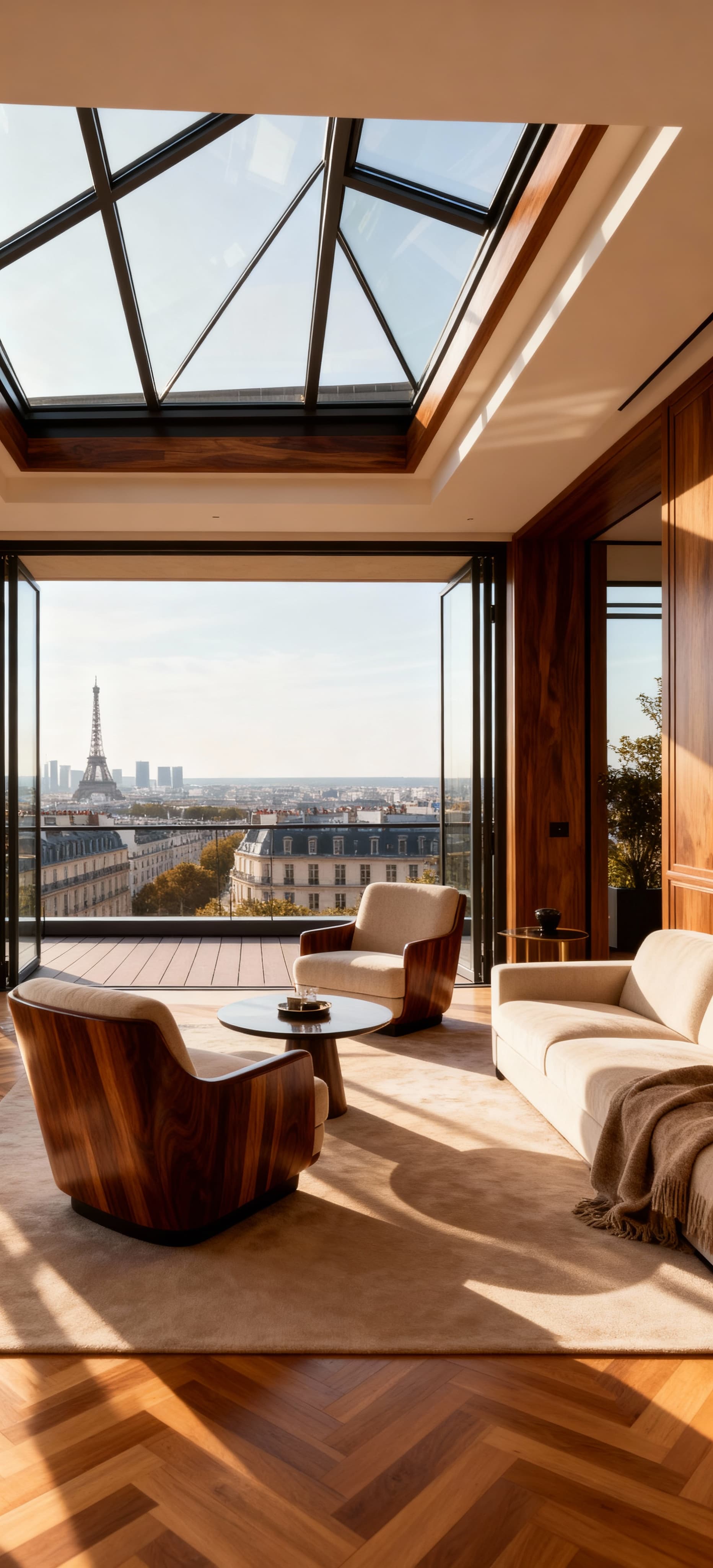 Luxury properties for sale in Île-de-France's prestigious urban areas, featuring villas, penthouses, and historic homes.