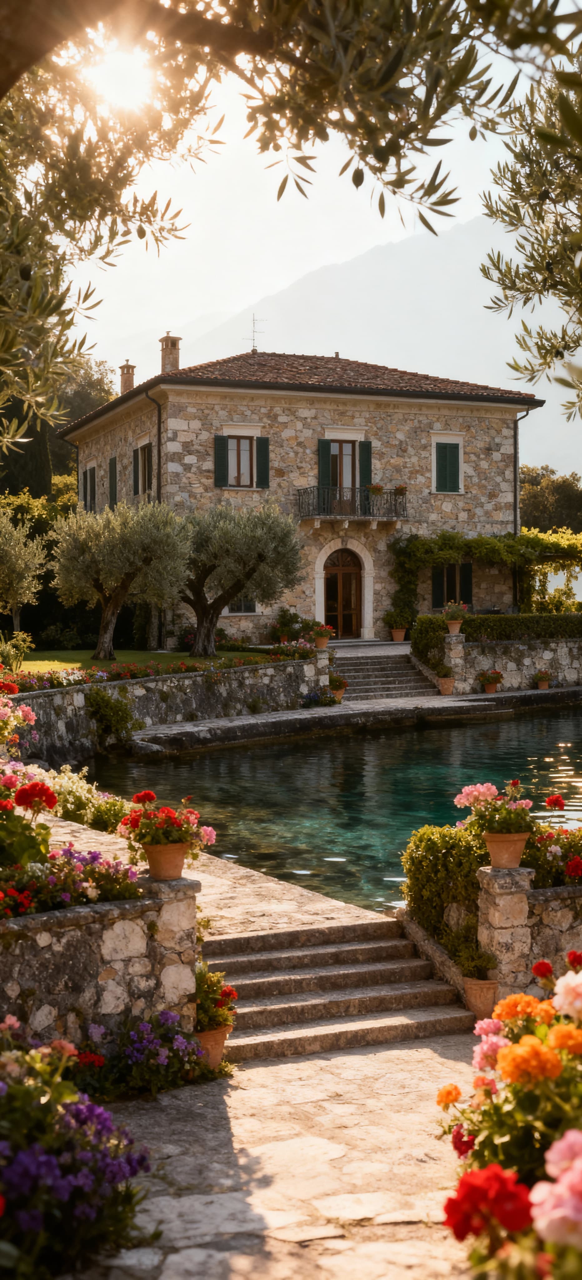Charming farmhouses for sale near Lake Garda, surrounded by vineyards and historic villages in a breathtaking landscape.