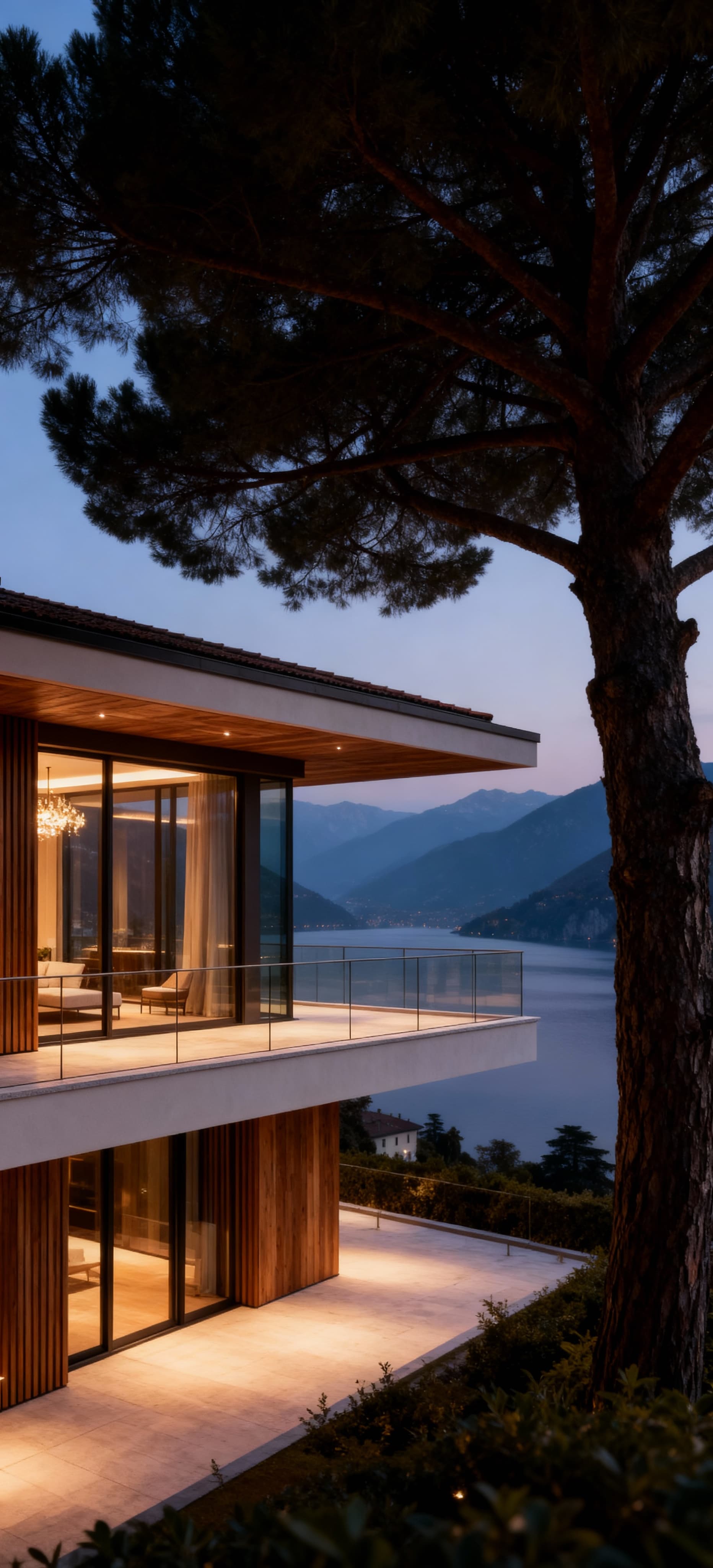 Luxury penthouses for sale in Como, featuring stunning lake and mountain views in an exclusive, prestigious setting.