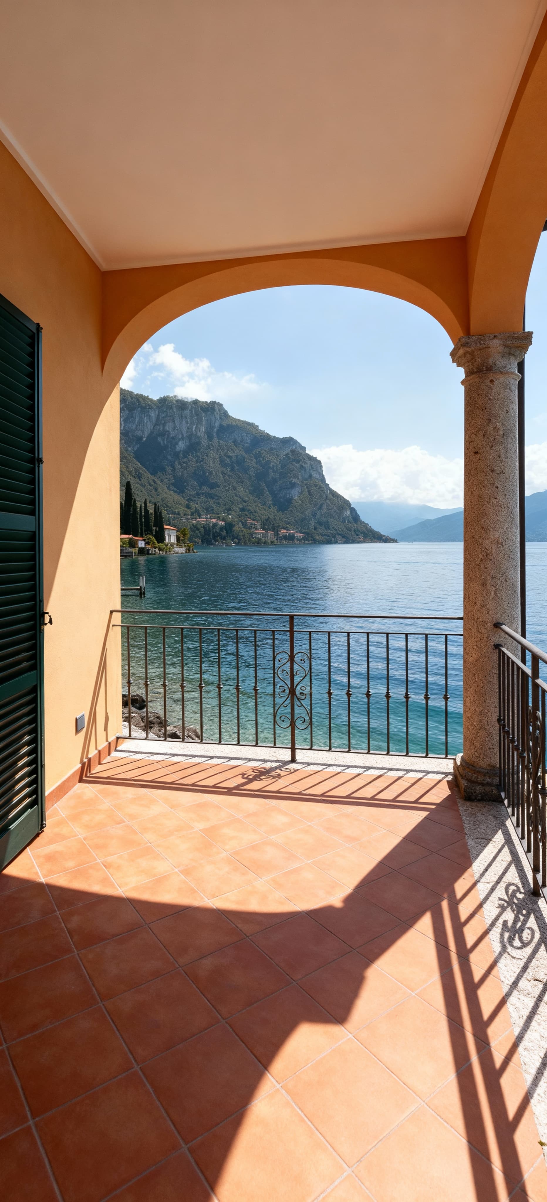 Semi-detached houses for sale at Lake Garda, featuring unique lake views, private gardens, and scenic terraces.