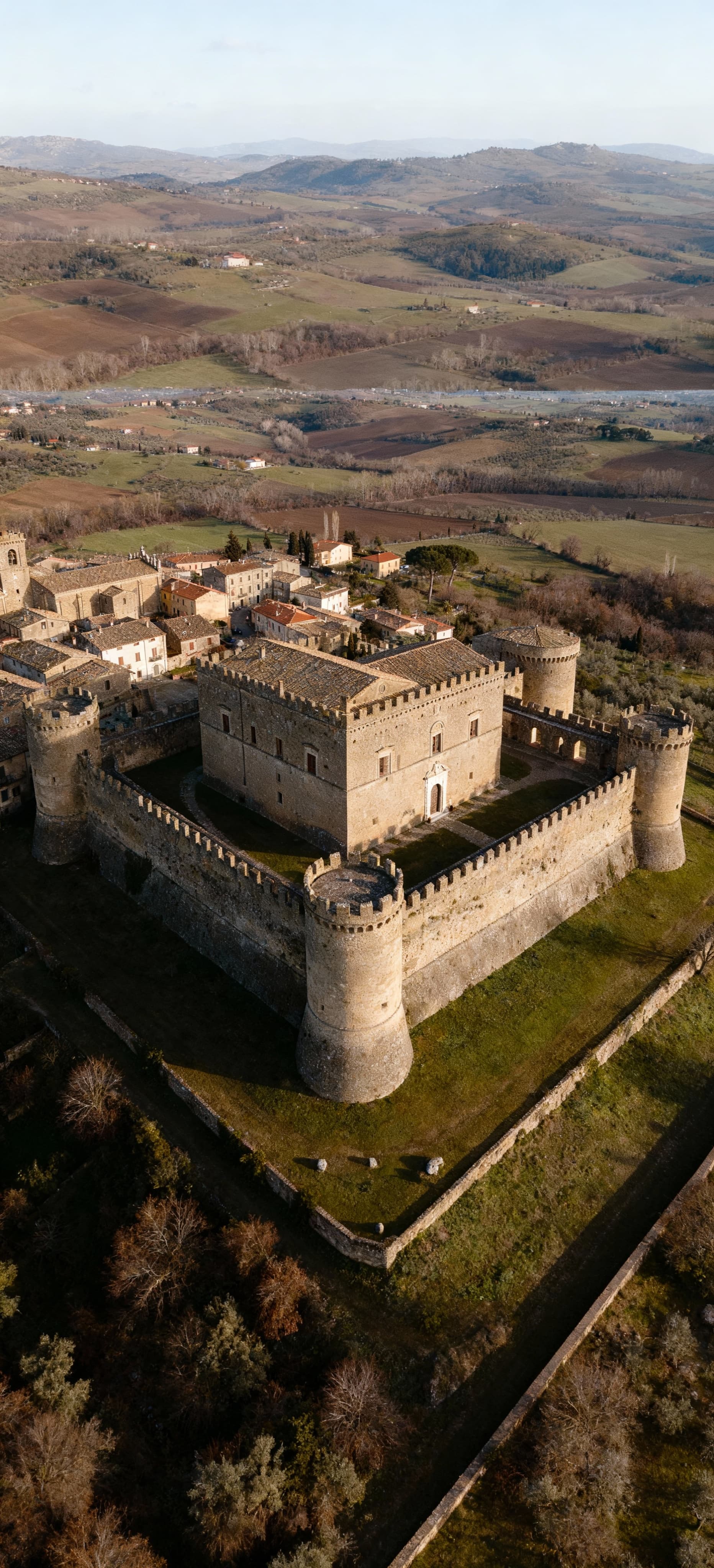Viterbo castles for sale showcasing majestic architecture and the unique charm of Tuscia's medieval landscapes.