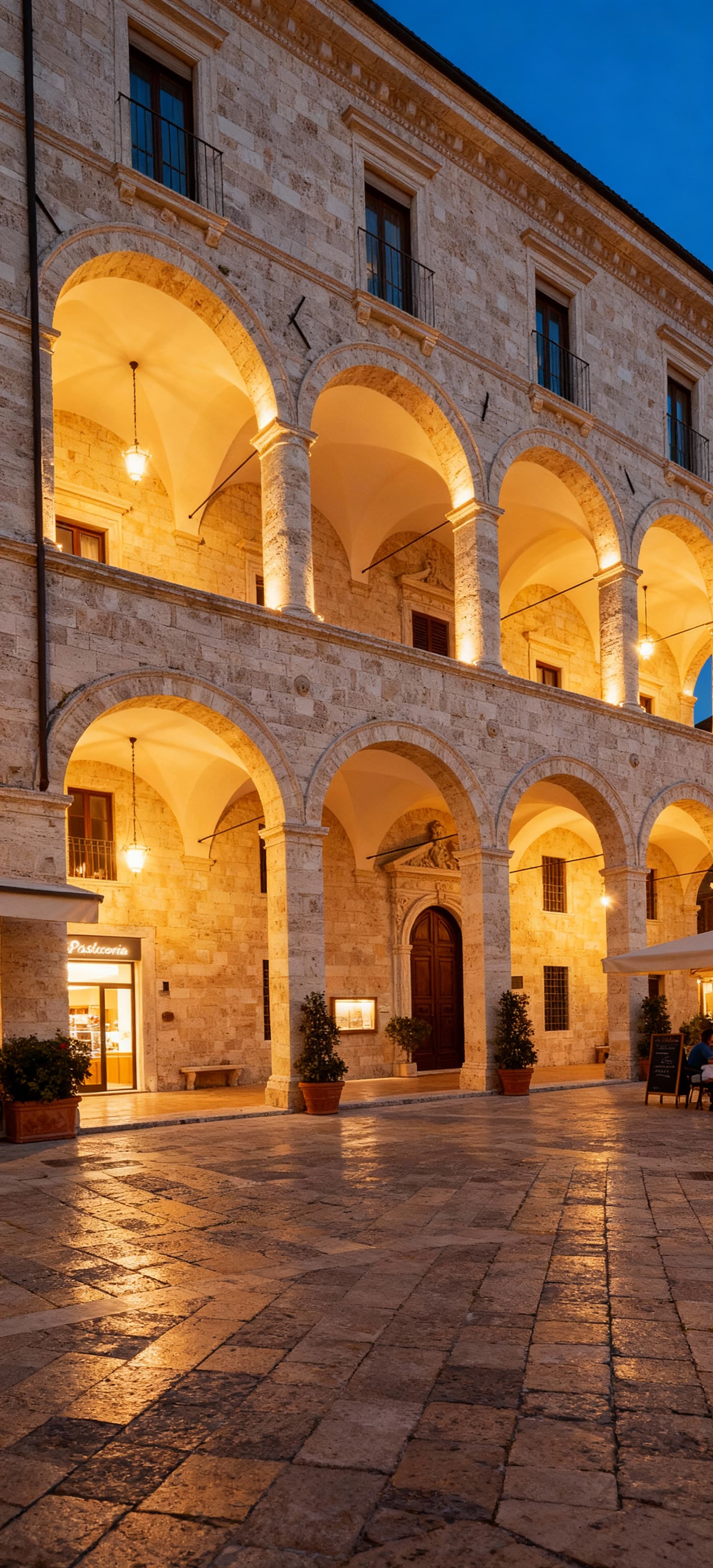 Historic buildings for sale in Ascoli Piceno, showcasing elegant architecture and stunning scenery in a culturally rich city.