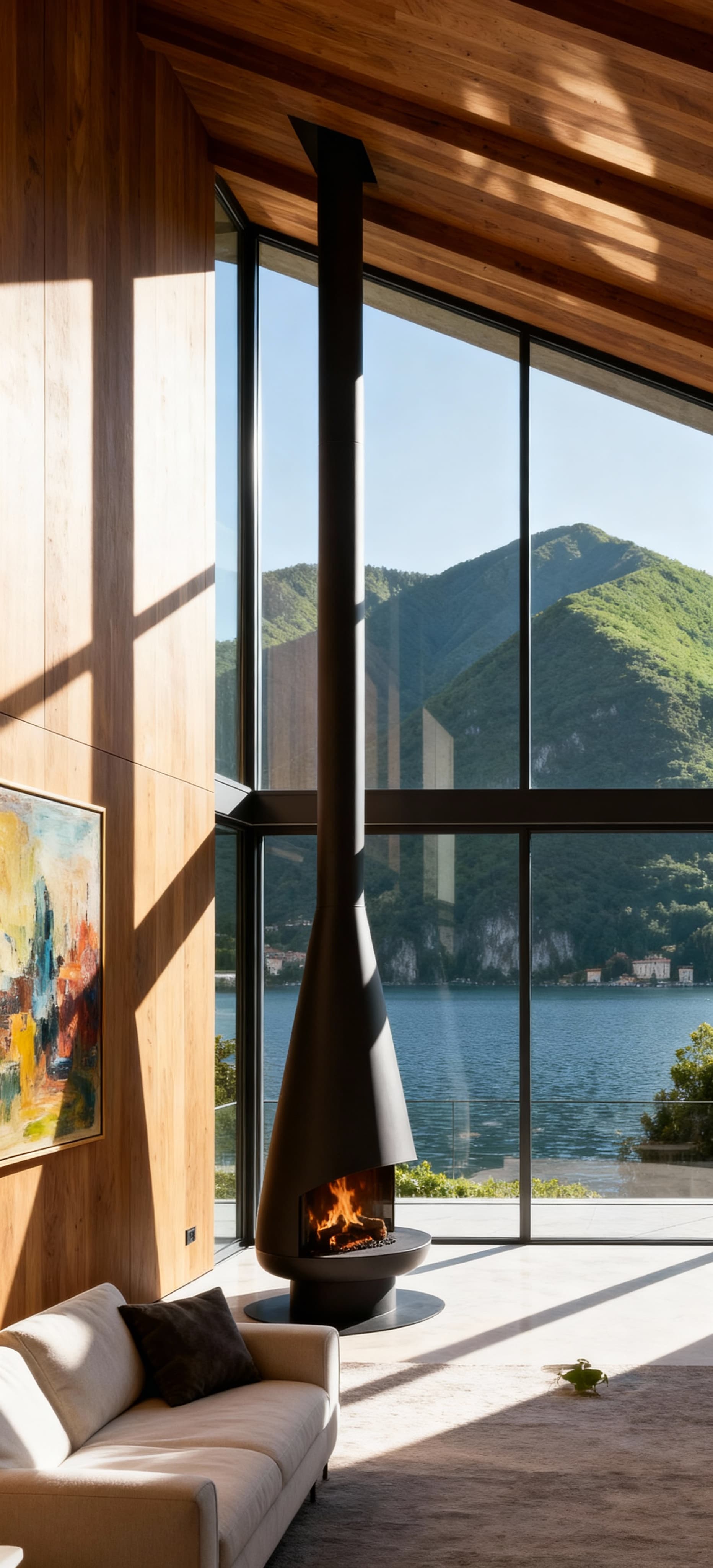 Luxury penthouses for sale in Como, featuring stunning lake and mountain views, elegant interiors, and prime location.