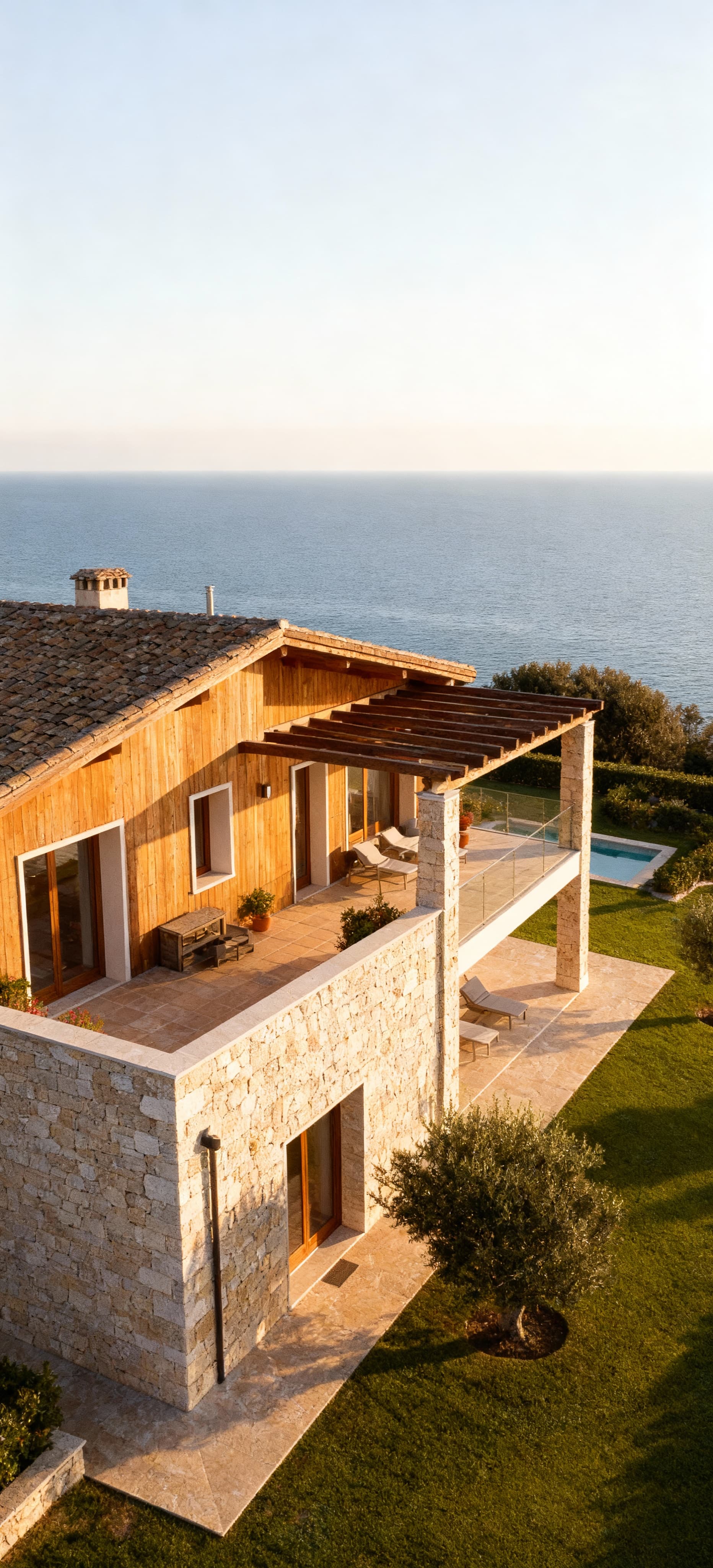 Luxury villas for sale in Ancona, featuring stunning sea views, lush gardens, and a harmonious blend of nature and comfort.