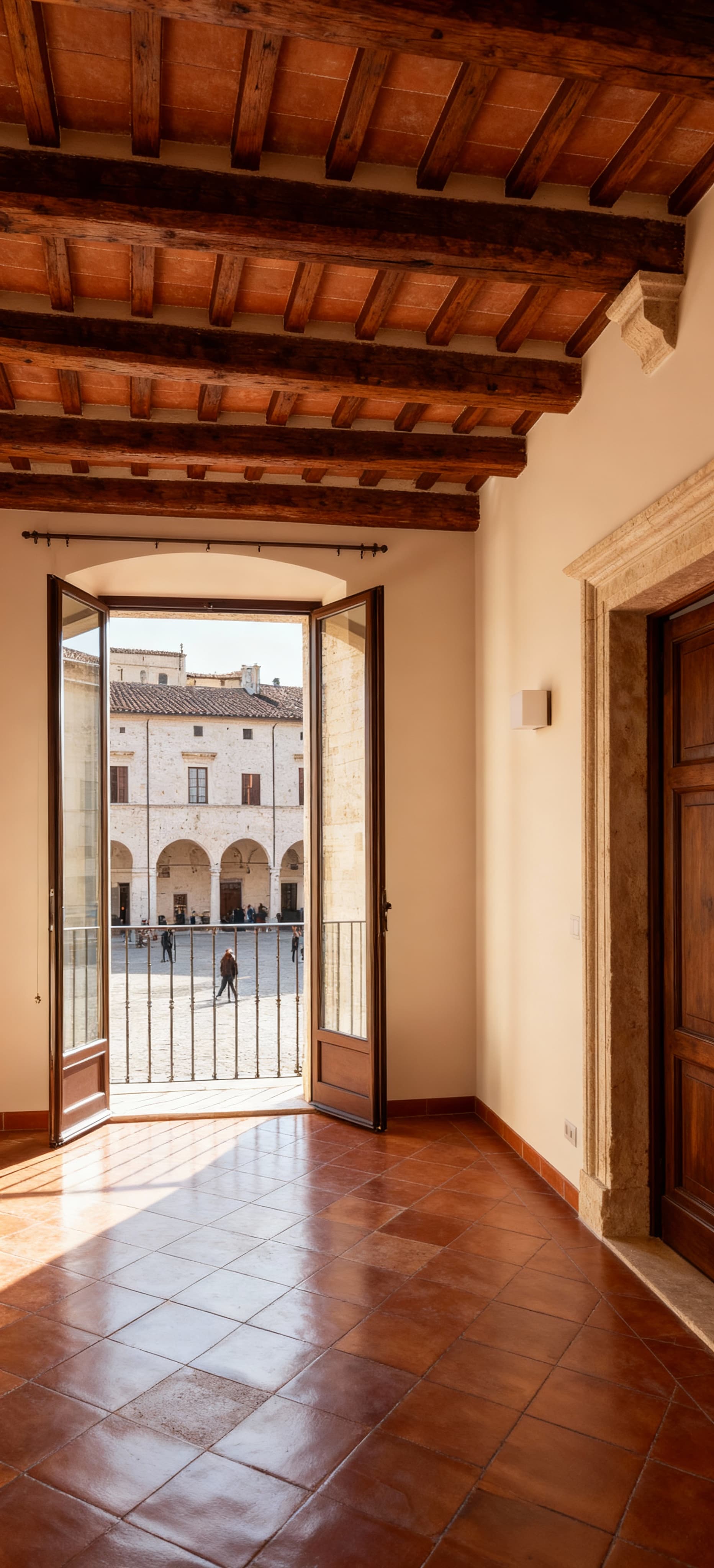 Luxury apartments for sale in Ascoli Piceno, showcasing historic architecture and charming Renaissance squares.