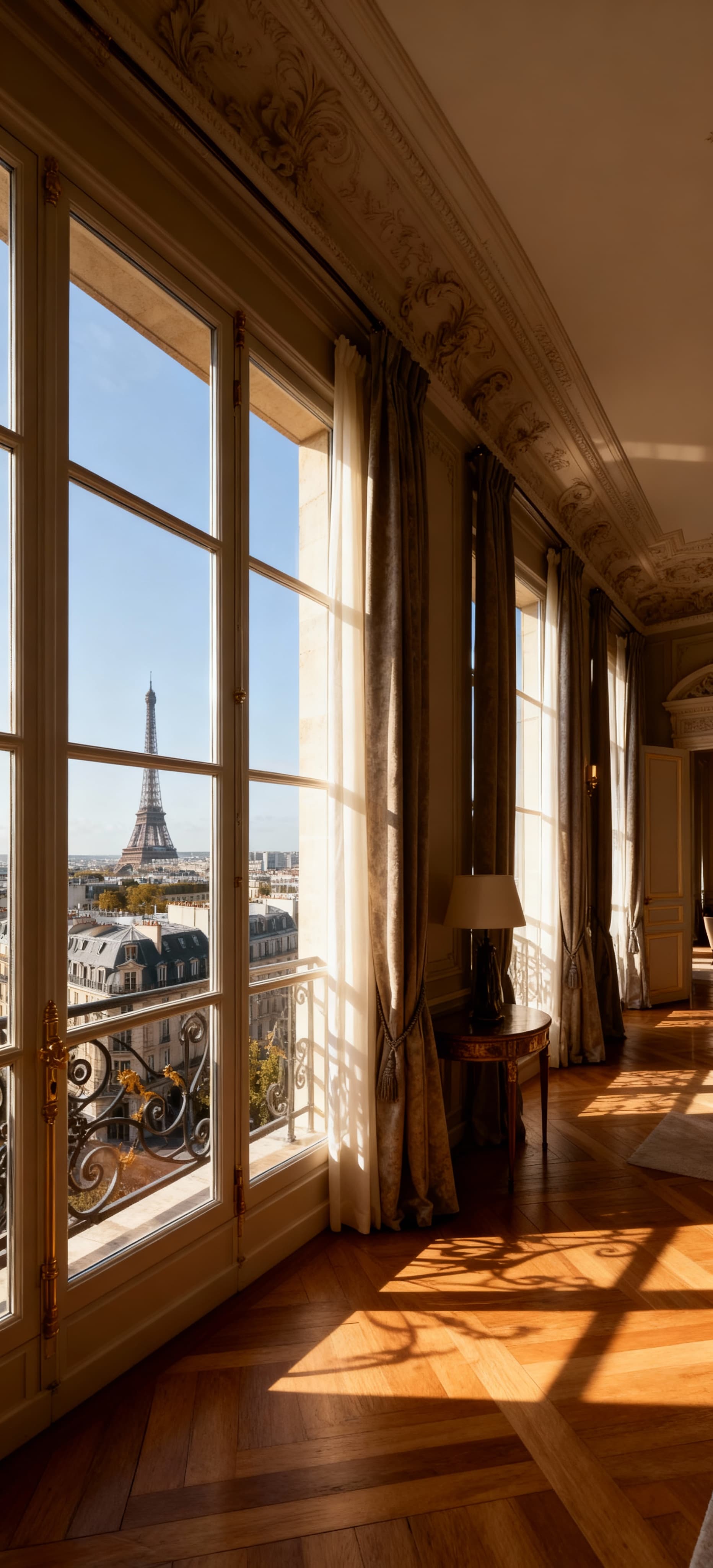 Luxury apartments for sale in Paris, from Eiffel Tower view penthouses to historic residences in iconic neighborhoods.