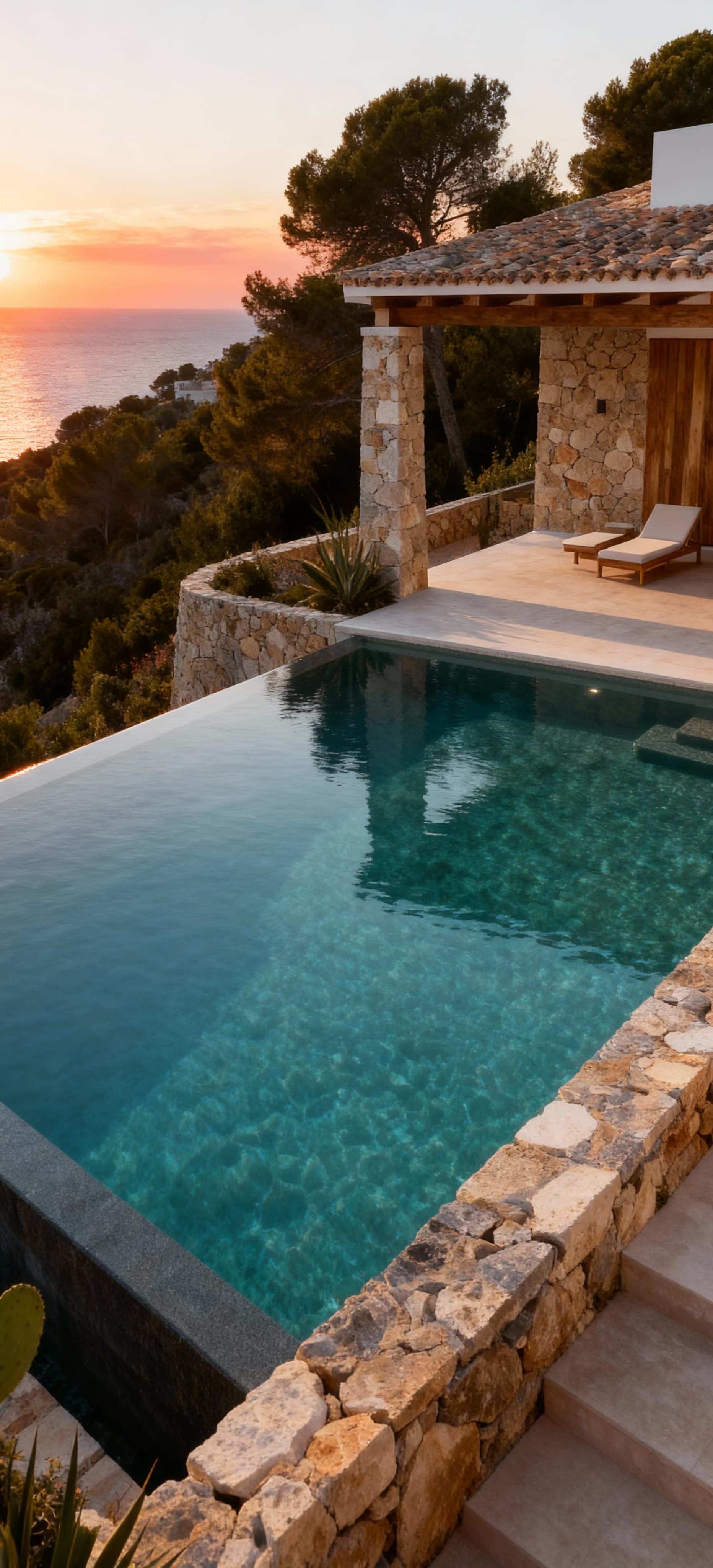 Luxury properties for sale in Ibiza's seaside area, featuring stunning beachfront villas and exclusive amenities.