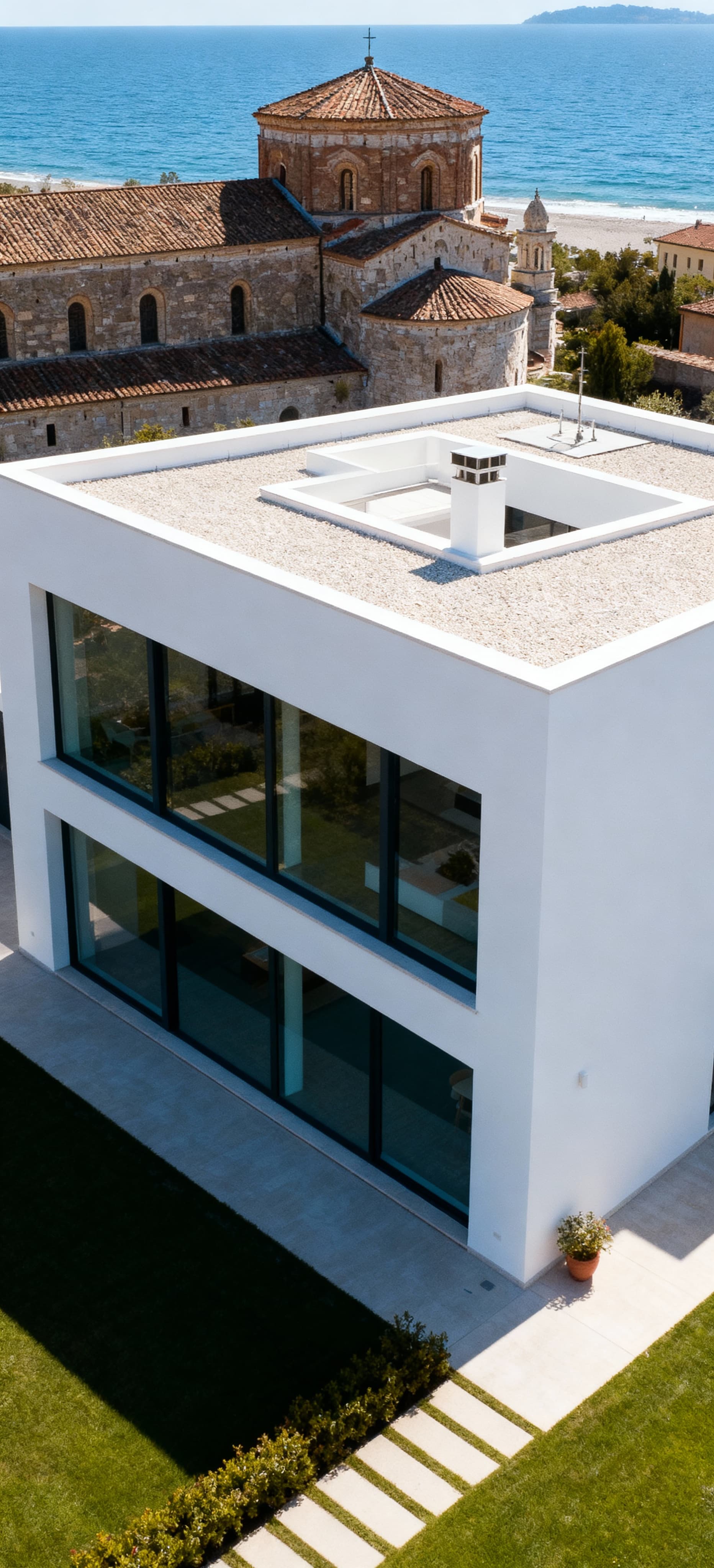 Luxury properties for sale in Pisa near the sea, featuring seaside villas and modern penthouses with stunning terraces.