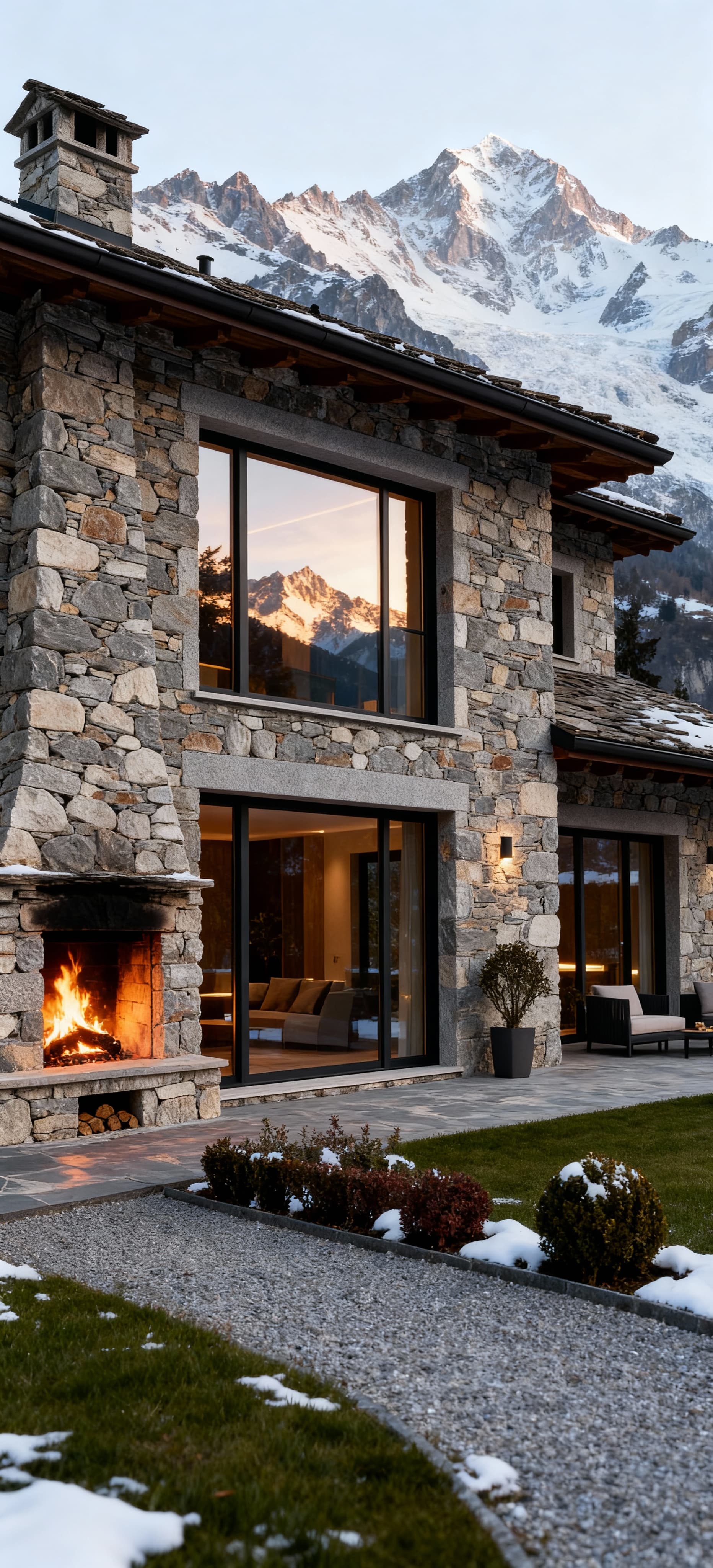 Luxury real estate for sale in Aosta city, featuring exclusive villas and apartments with stunning mountain views.