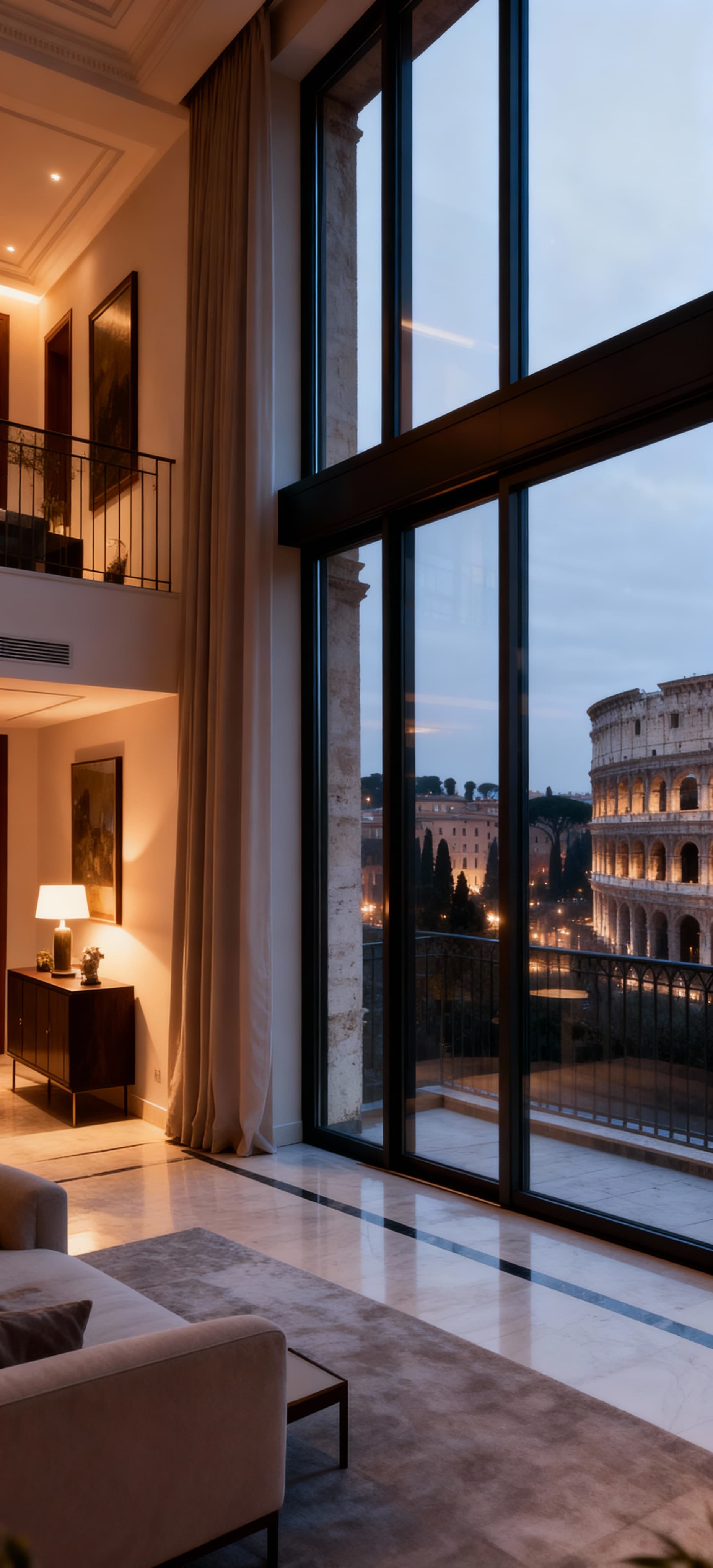 Luxury penthouses for sale in the heart of Lazio, featuring stunning city views and modern amenities for elegant urban living.