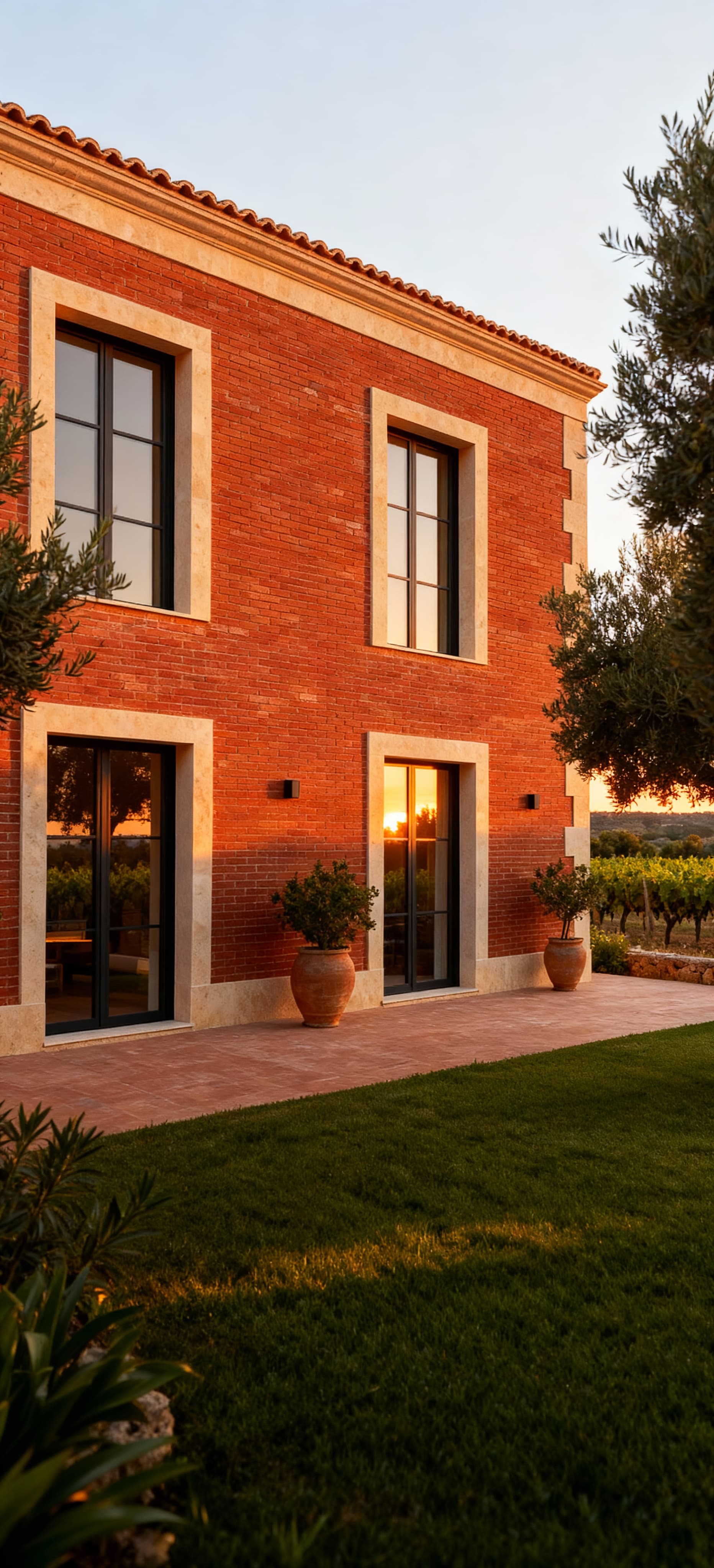 Luxury properties for sale in Trapani's countryside, featuring historic charm amidst lush vineyards and olive groves.