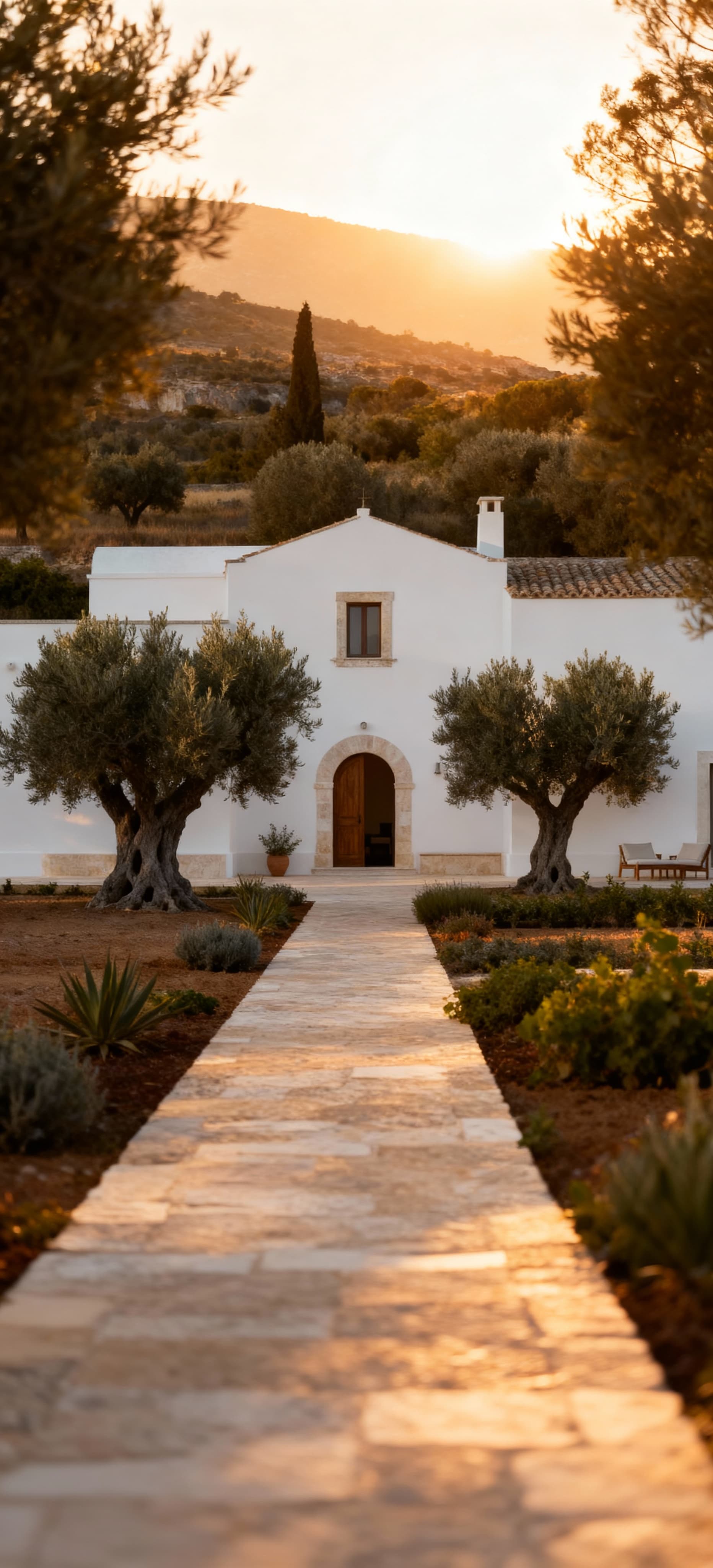 Renovated masseries for sale in Puglia, near the sea, surrounded by ancient olive trees and charming Mediterranean rural settings.