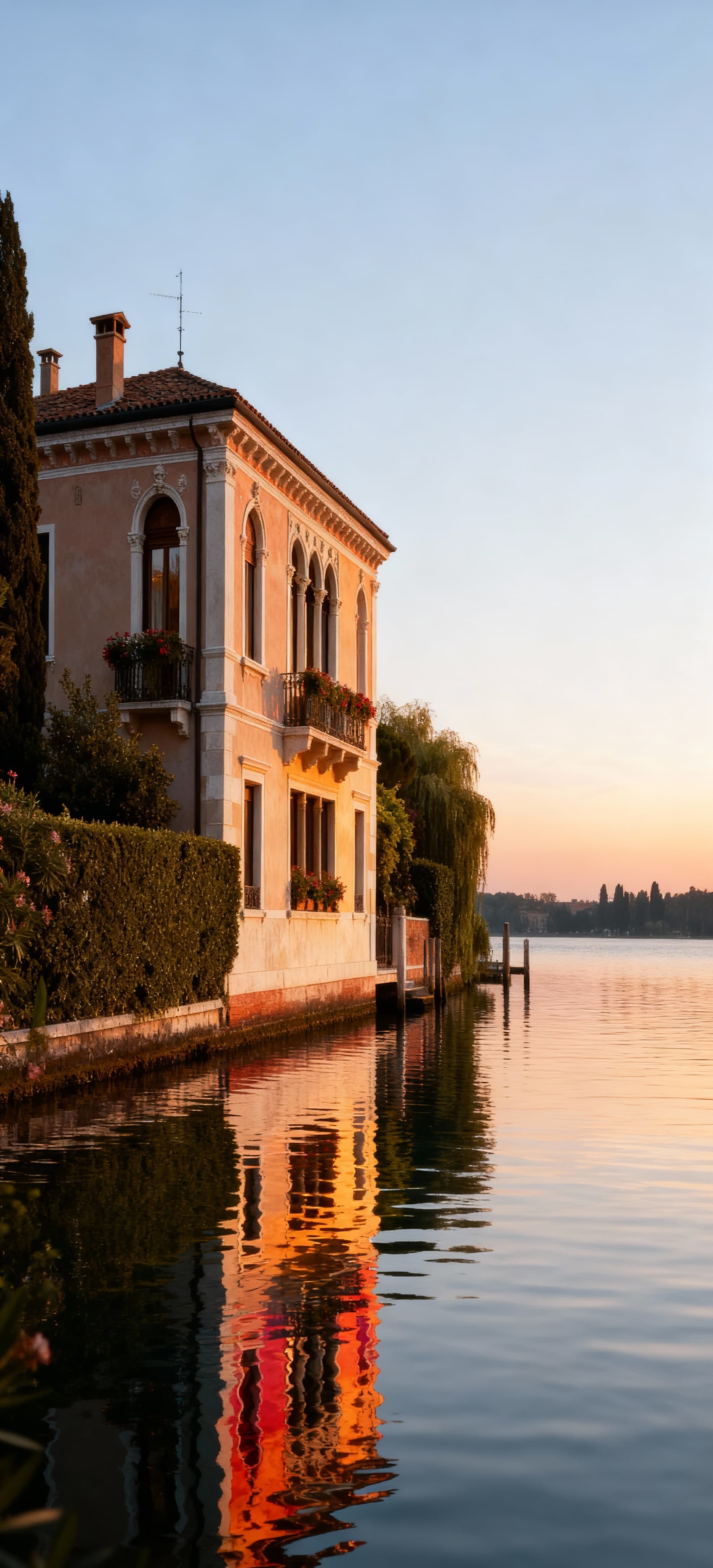 Apartments for sale in Veneto, offering stunning views of serene lakes and beautiful natural surroundings.