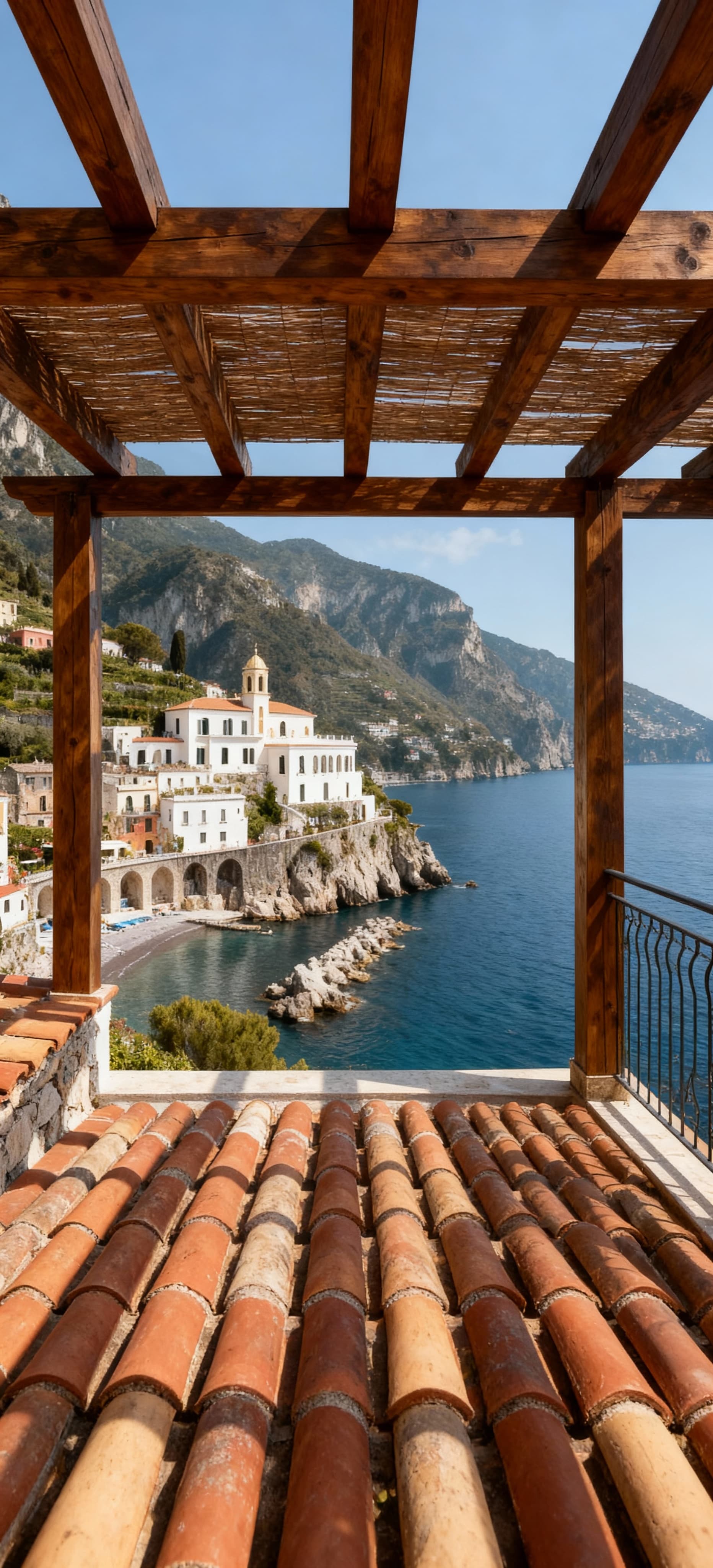 Luxury villas for sale on the Amalfi Coast in Campania, showcasing stunning views, charming towns, and exquisite architecture.