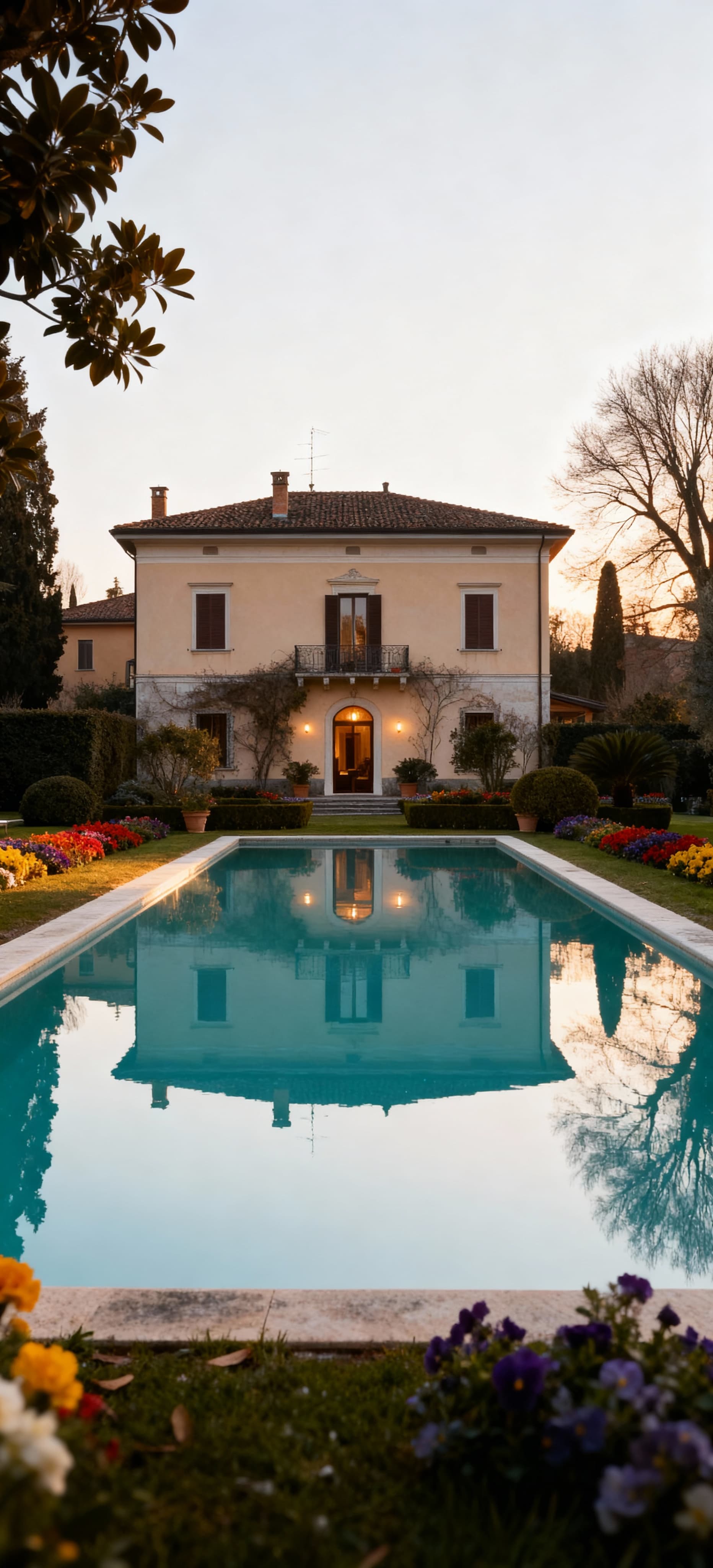 Elegant villas for sale in the picturesque countryside of Reggio Emilia, Emilia-Romagna, surrounded by vineyards and historical charm.