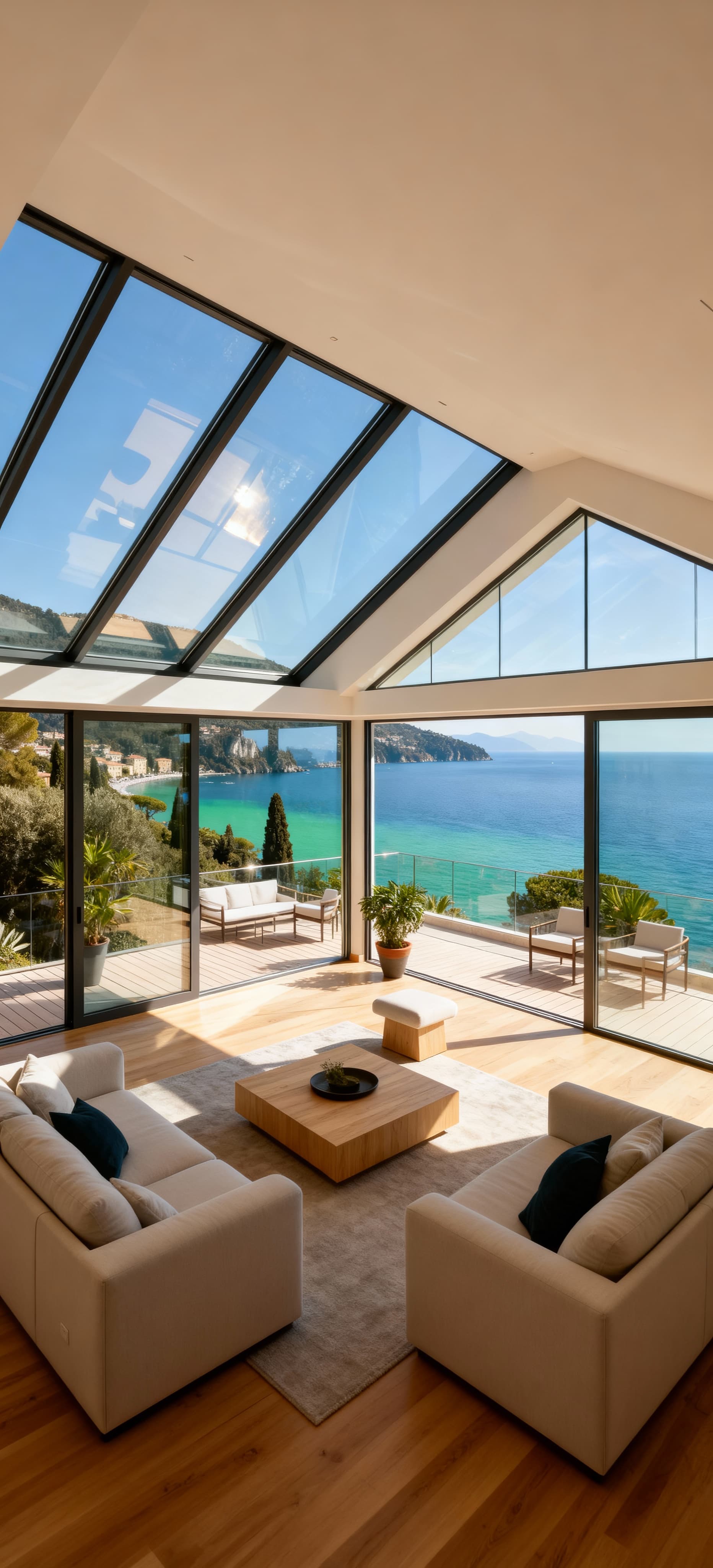 Luxury apartments for sale in Santa Margherita Ligure, showcasing stunning coastal views and elegant architecture amidst scenic landscapes.