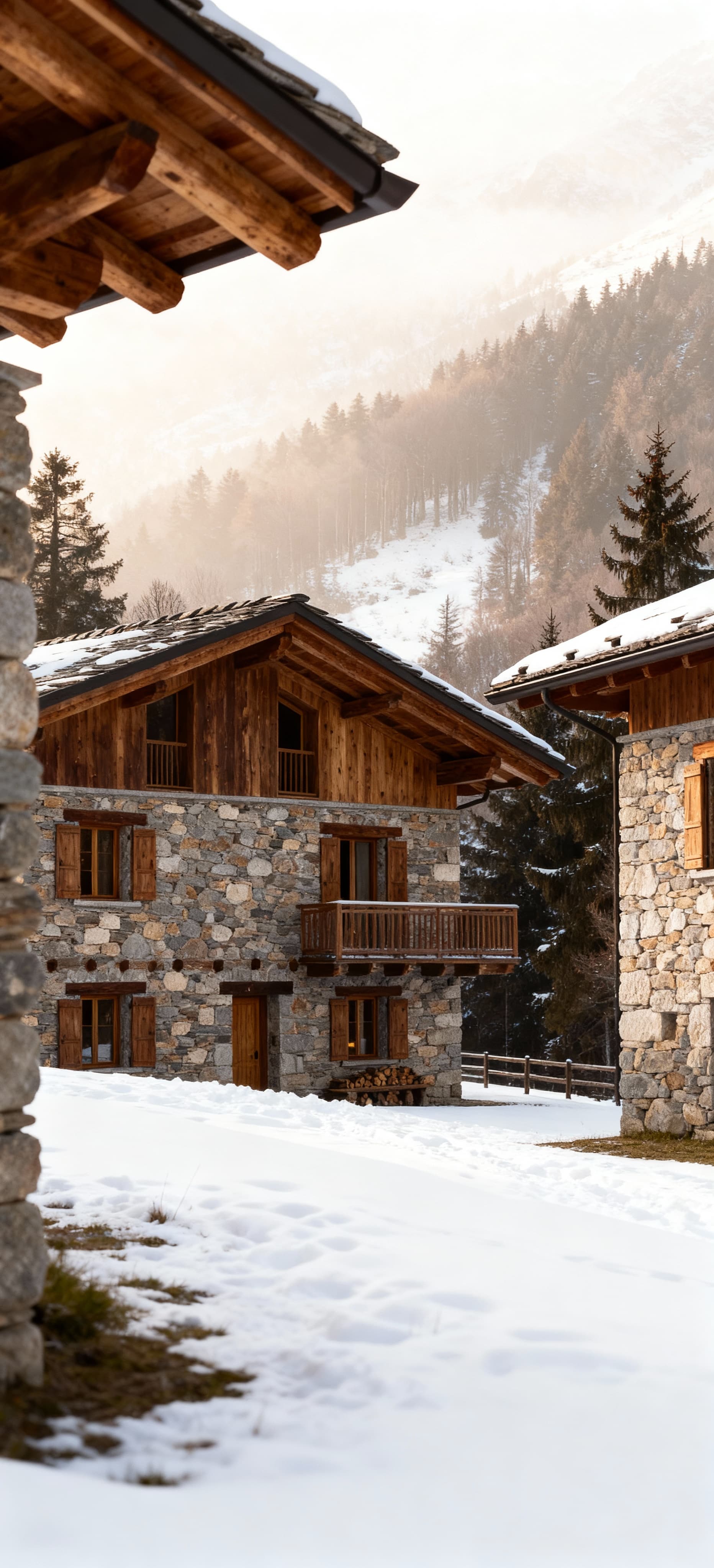 Charming mountain cottages for sale in Cuneo, surrounded by forests and meadows, perfect for scenic retreats or homes.