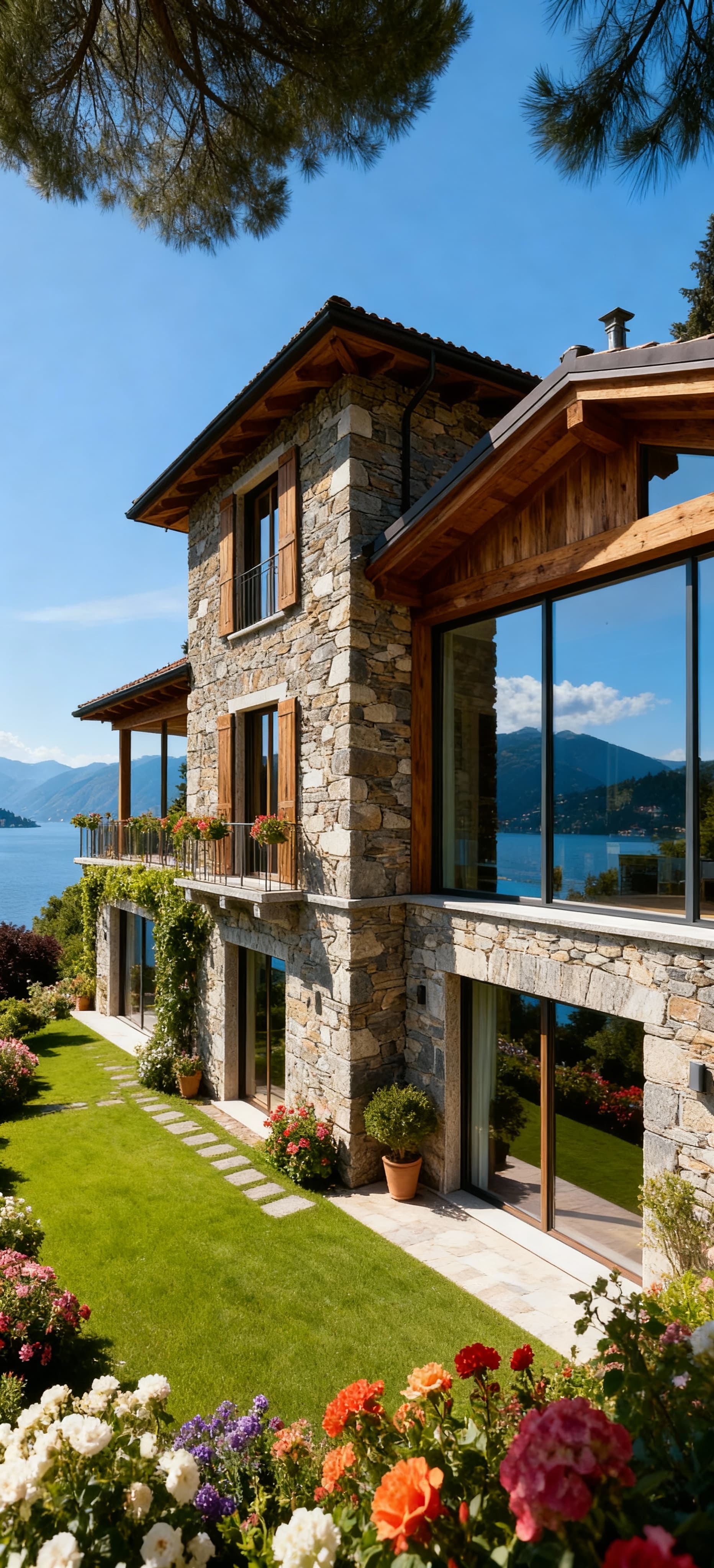 Luxury villas for sale in the Laghi area of Lake Maggiore, Piemonte, surrounded by stunning landscapes and rich cultural heritage.