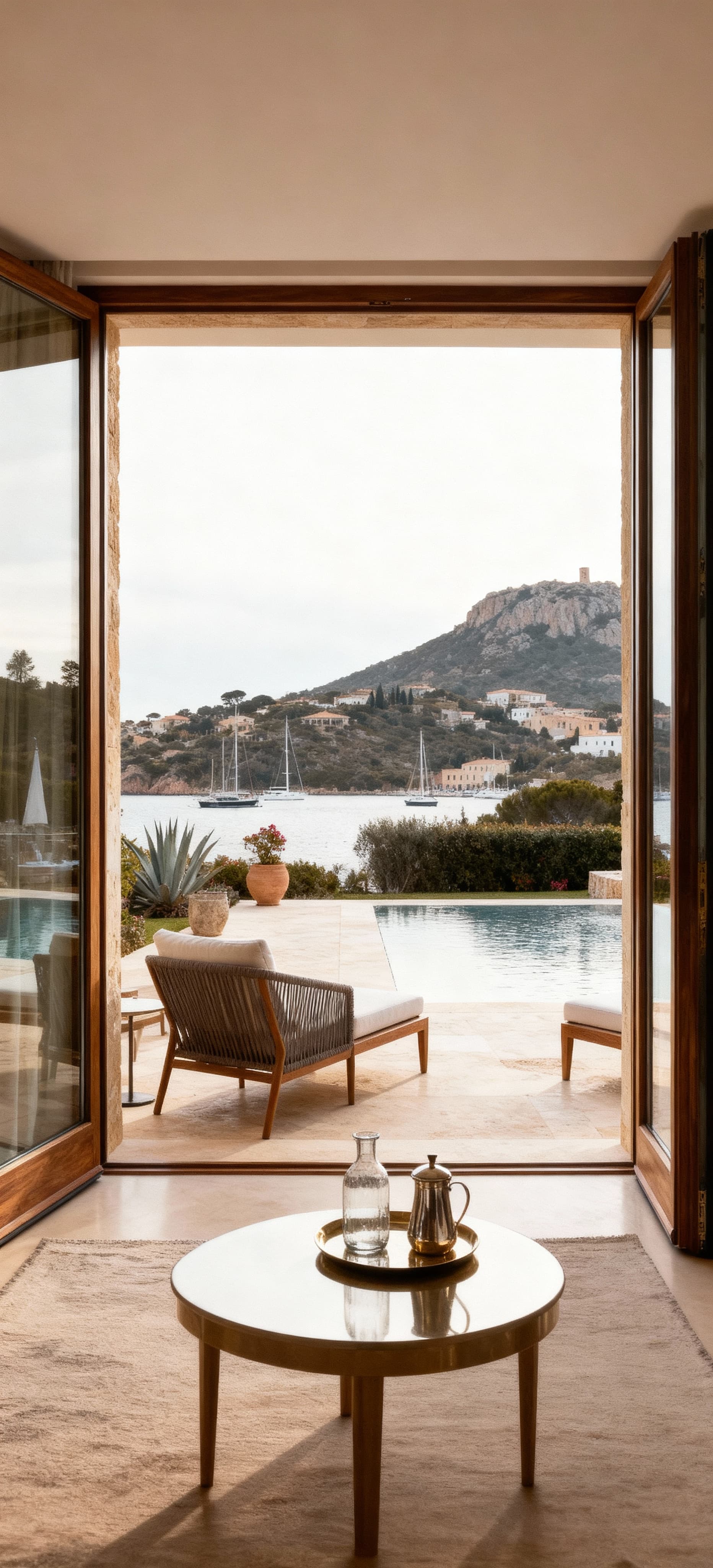 Luxury apartments for sale in Porto Cervo, featuring elegant design, close to exclusive boutiques and upscale venues.