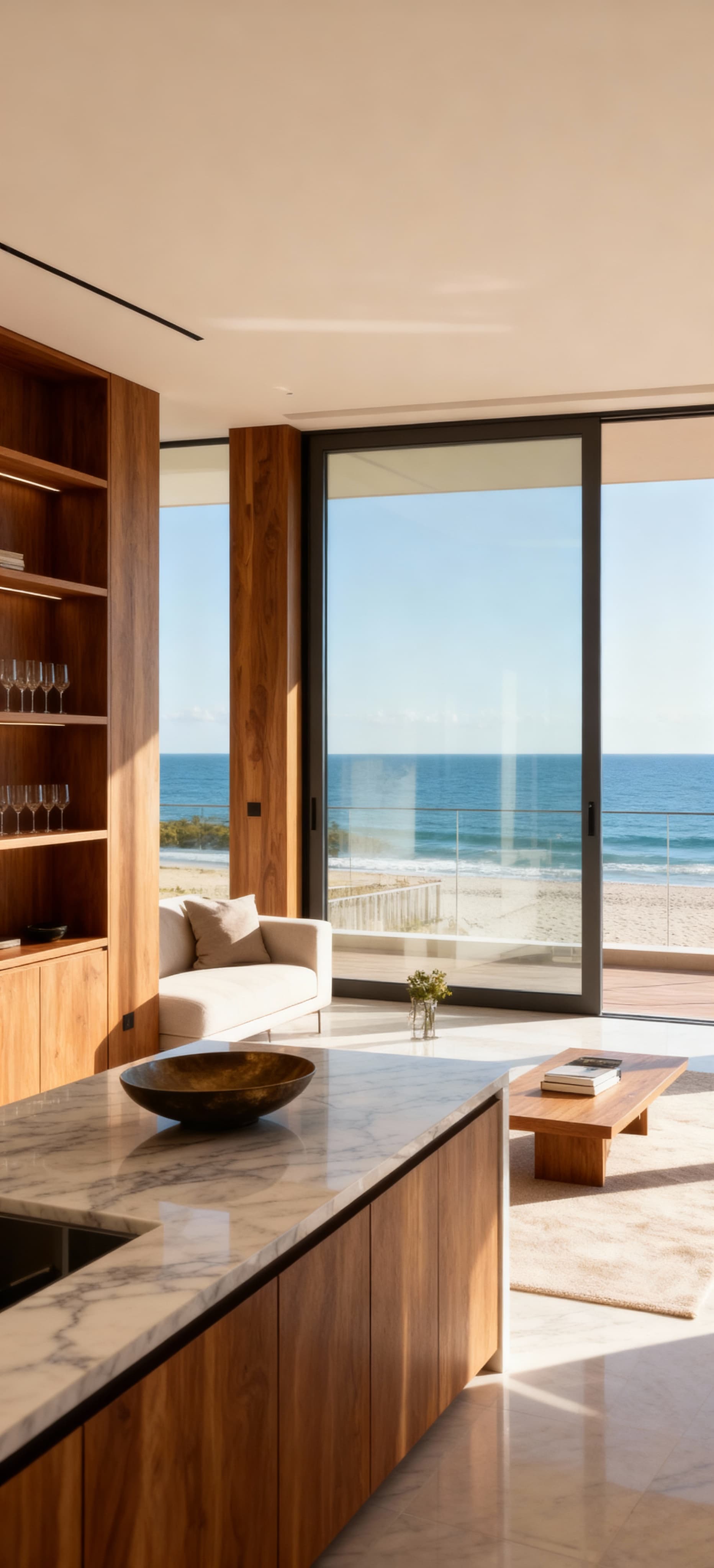 Luxury seaside apartments for sale in Forte dei Marmi, featuring private terraces and exquisite finishes.