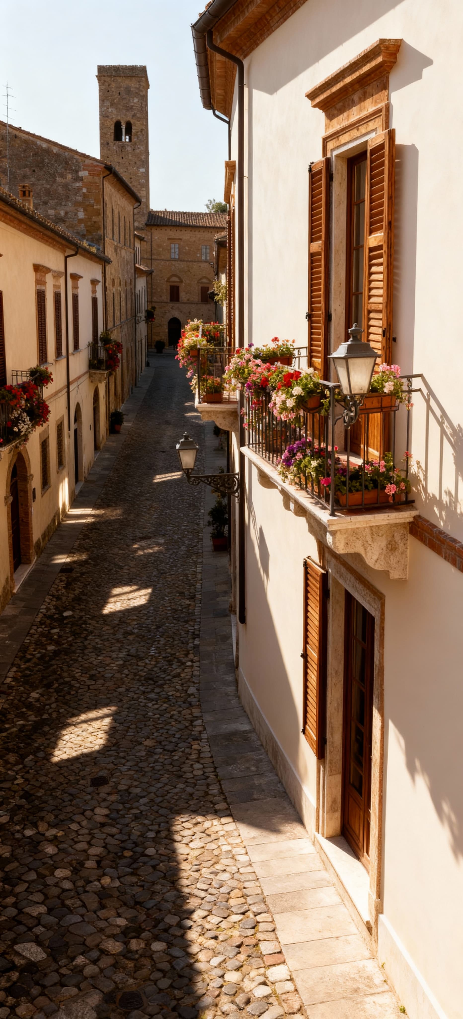 Terraced houses for sale in Tuscany's Val d'Orcia, showcasing stunning landscapes, vineyards, and historic charm.
