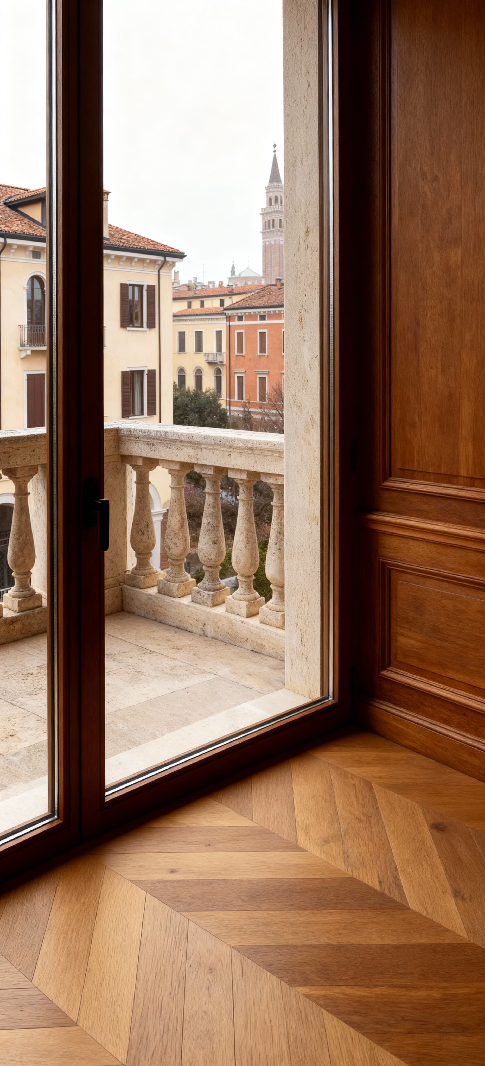 Elegant villa apartments for sale in Treviso city with exquisite architectural details and modern amenities.