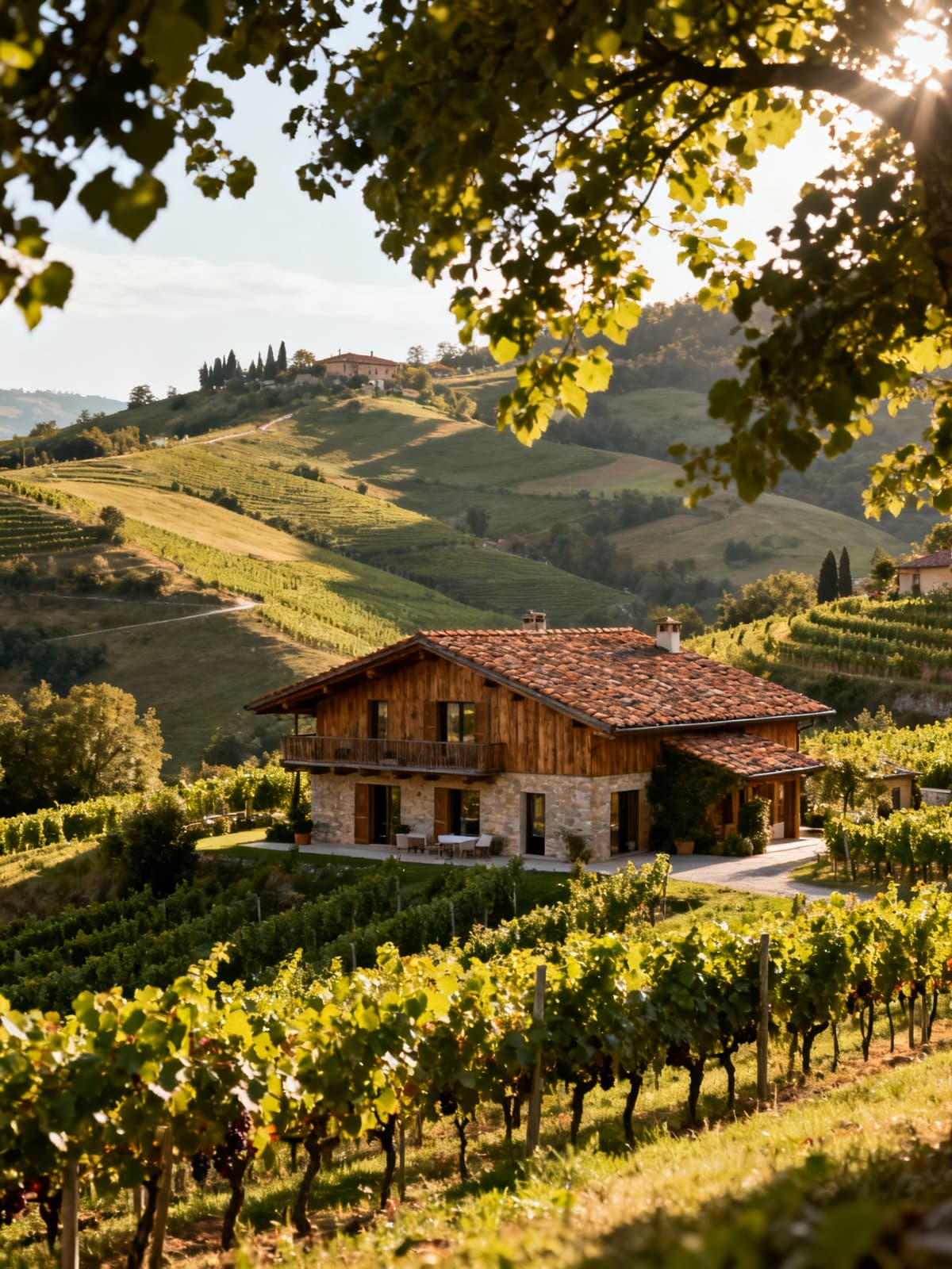 Charming agriturismos nestled in the picturesque hills and vineyards of Piemonte, showcasing natural beauty and luxury.