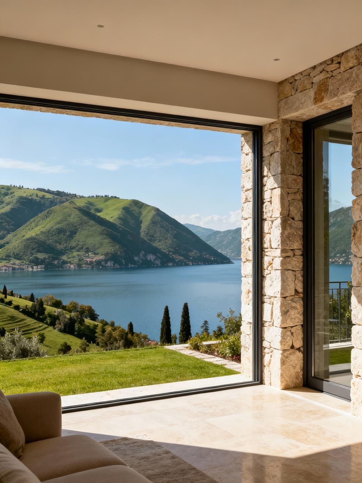 Appartamenti di lusso tra le colline bresciane e il Lago di Garda, con eleganti finiture e vista panoramica.