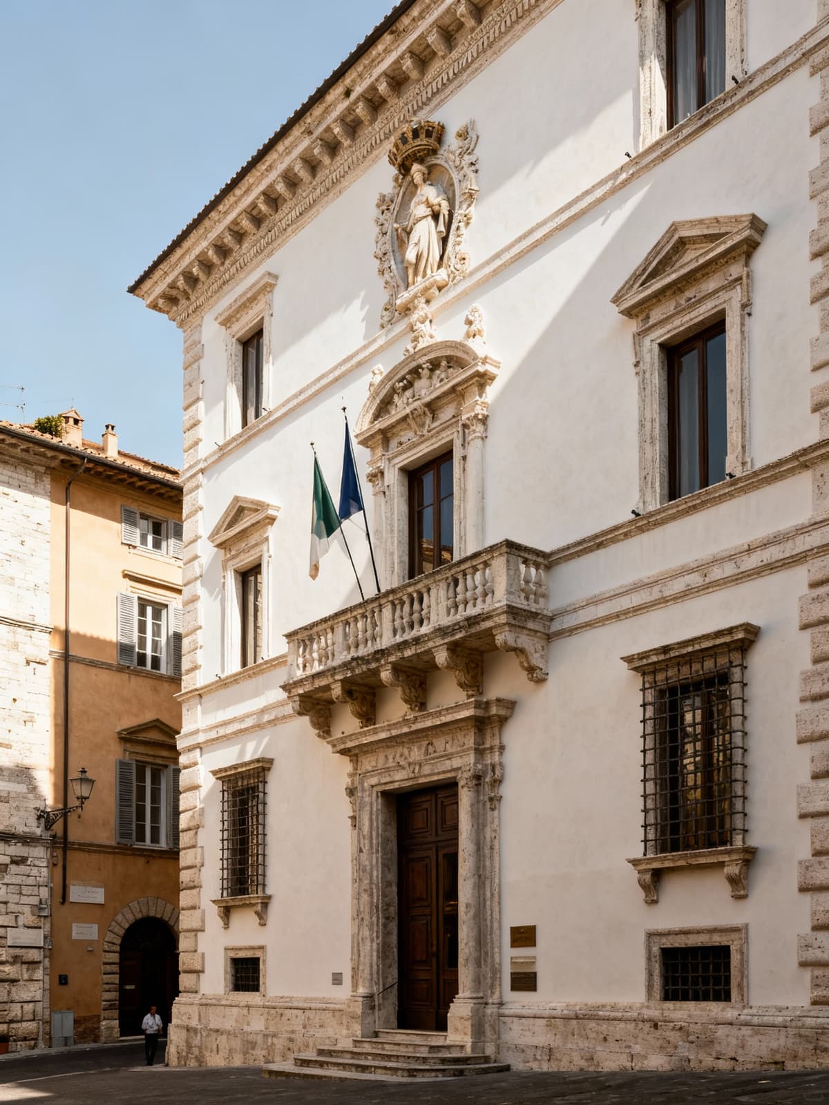 Palazzi storici di Perugia, eleganza e tradizione architettonica in un affascinante mix di arte e cultura umbra.